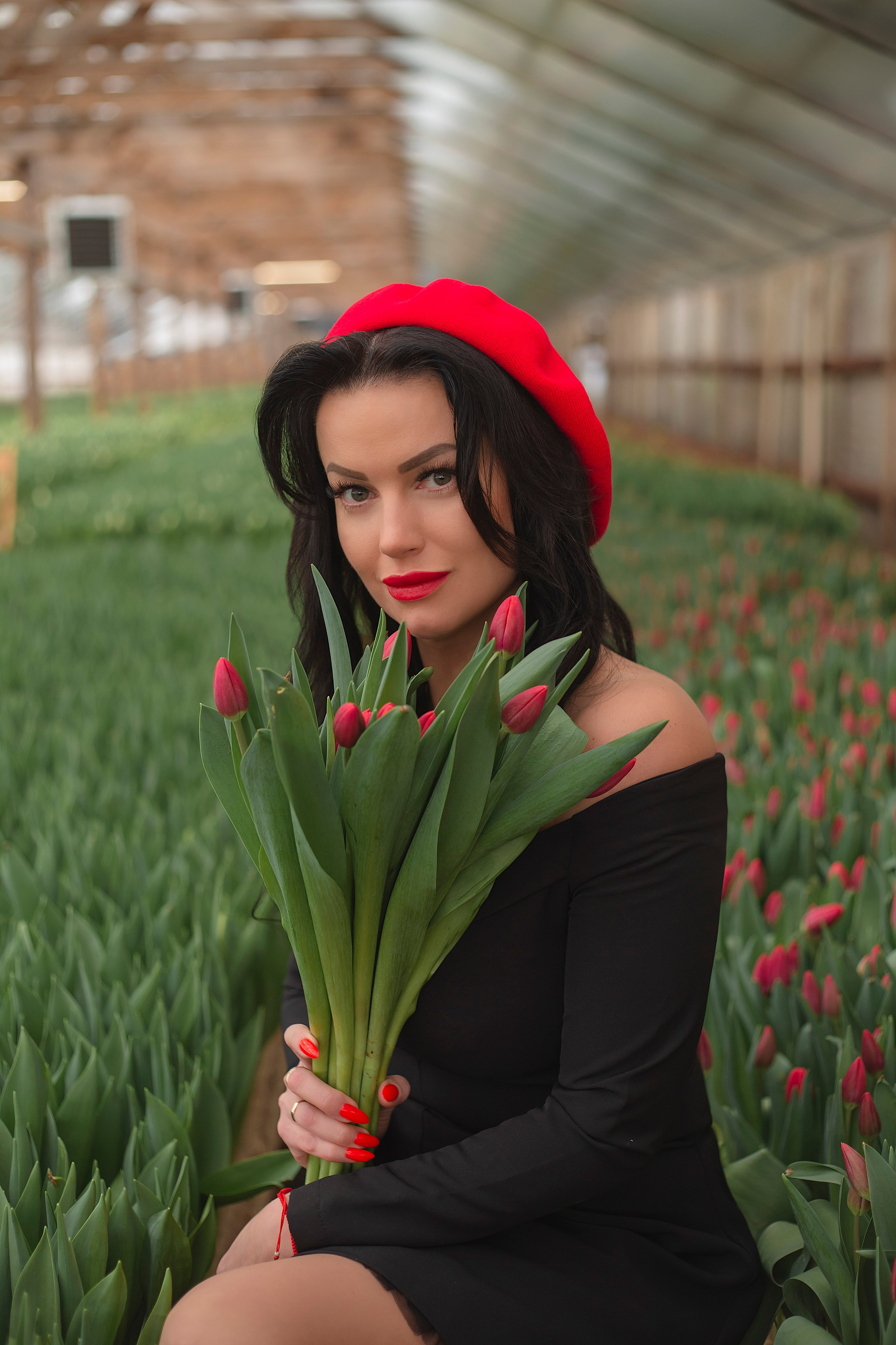 Фотодень в теплице с тюльпанами. Фотограф Ольга Бобб Нижний Новгород