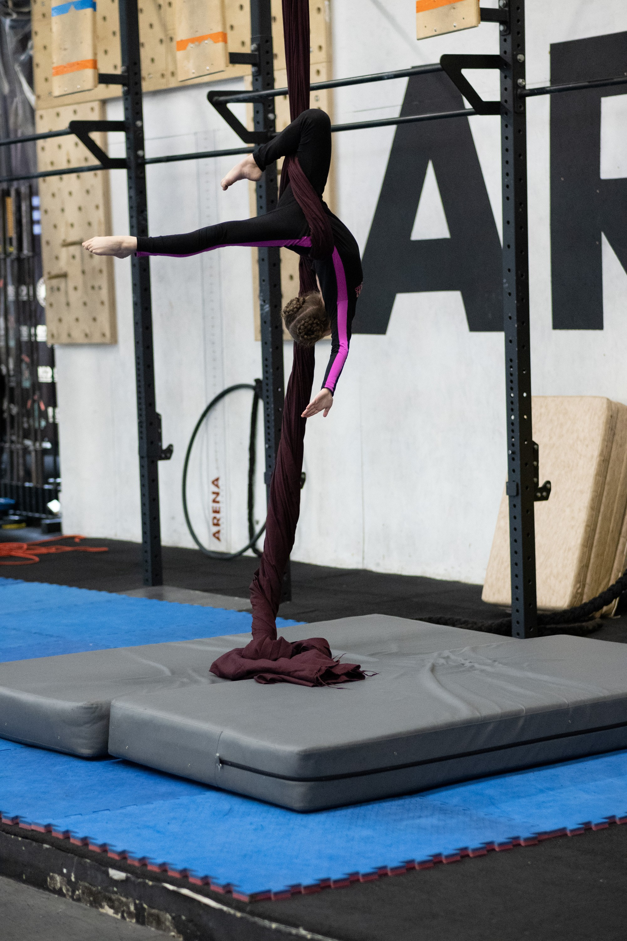 Внутриклубные соревнования по воздушной гимнастике 02.04.23