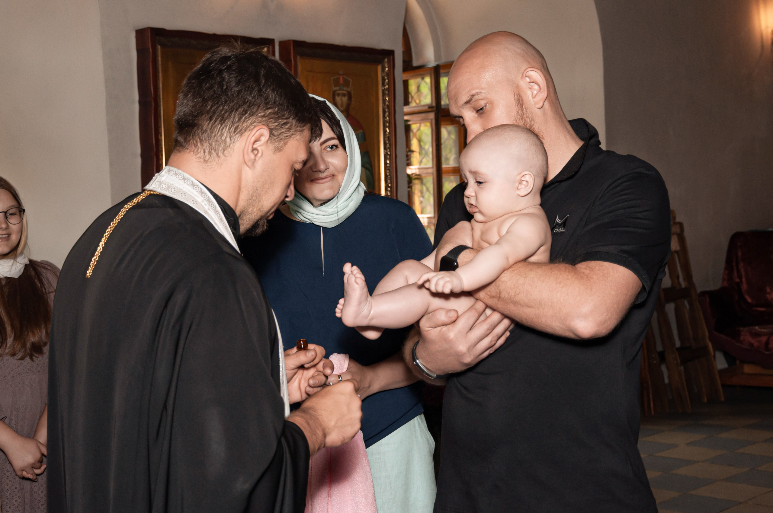 Крестины Миланы. Семейный и свадебный фотограф Галина Абакумова, фотосессии в Белгороде