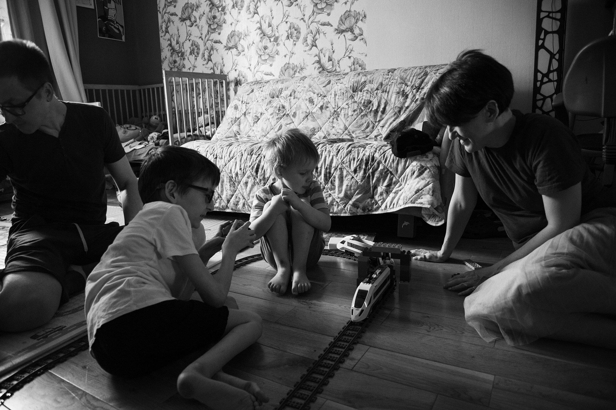 Домашняя съемка для Нади и Толи. Портретная фотография в Москве