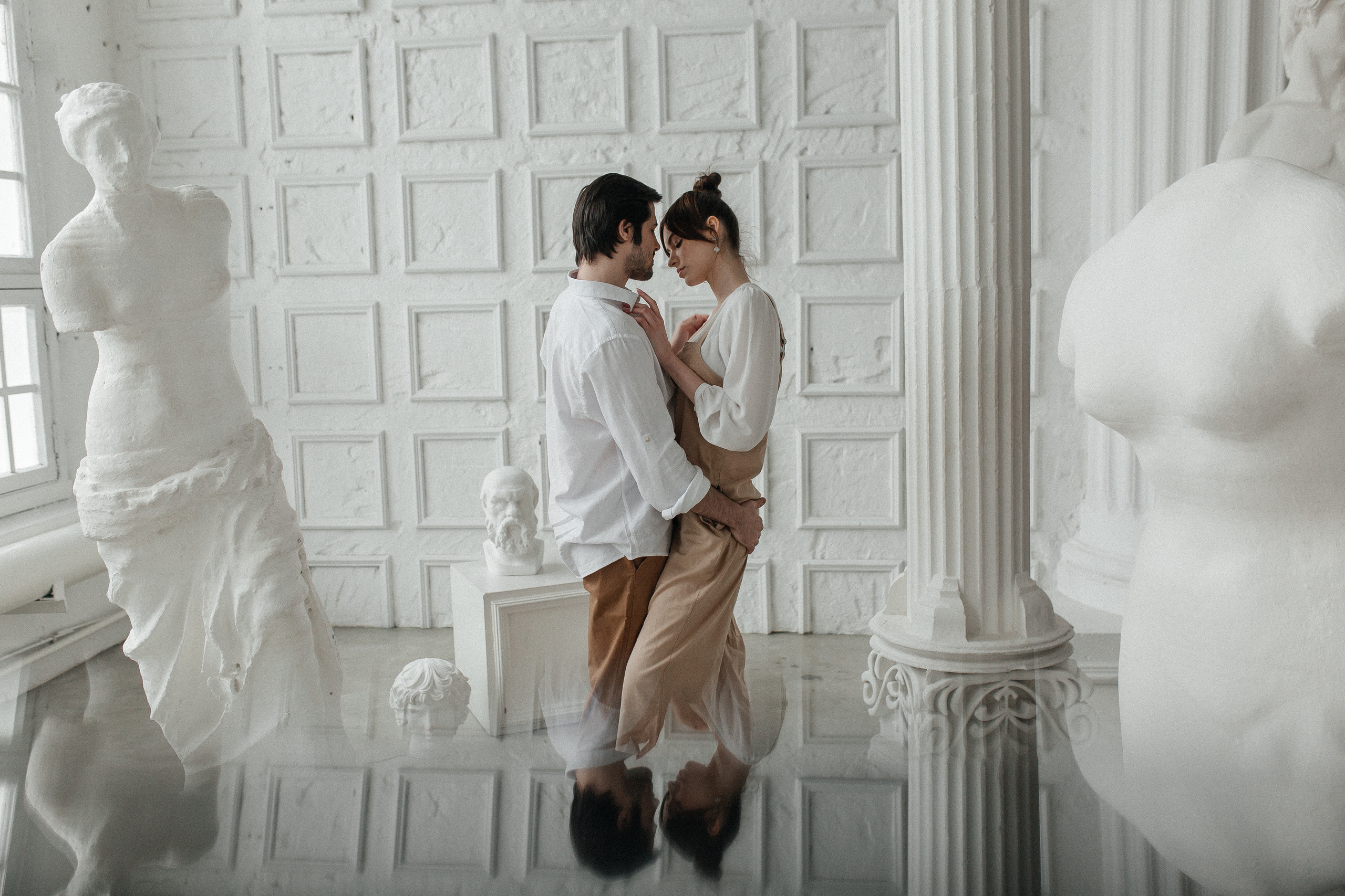 Фотосессия в студии для двоих. Фото Радости. Свадебный и семейный фотограф в Москве Юлия Самойлова