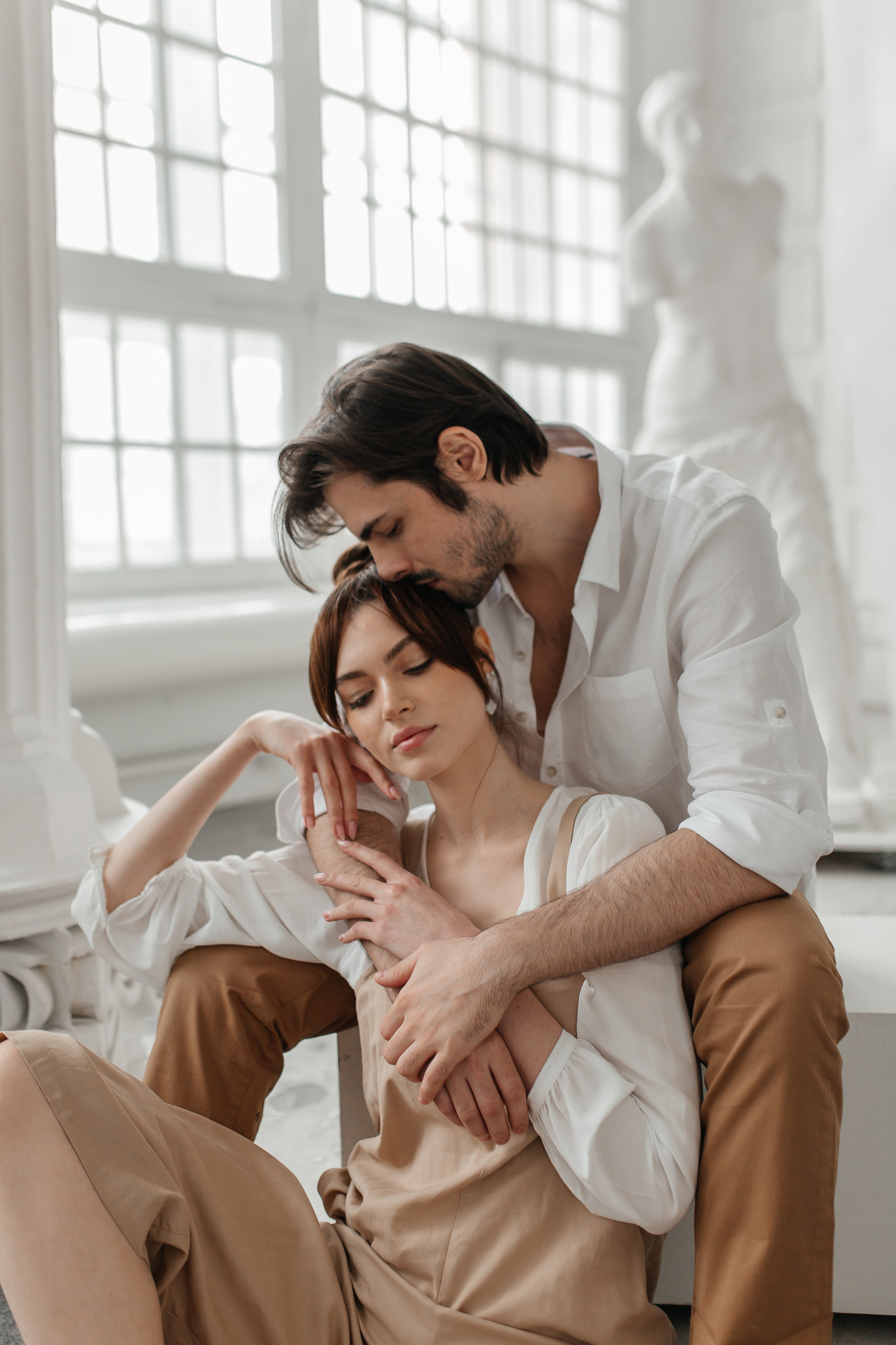 Фотосессия в студии для двоих. Фото Радости. Свадебный и семейный фотограф в Москве Юлия Самойлова