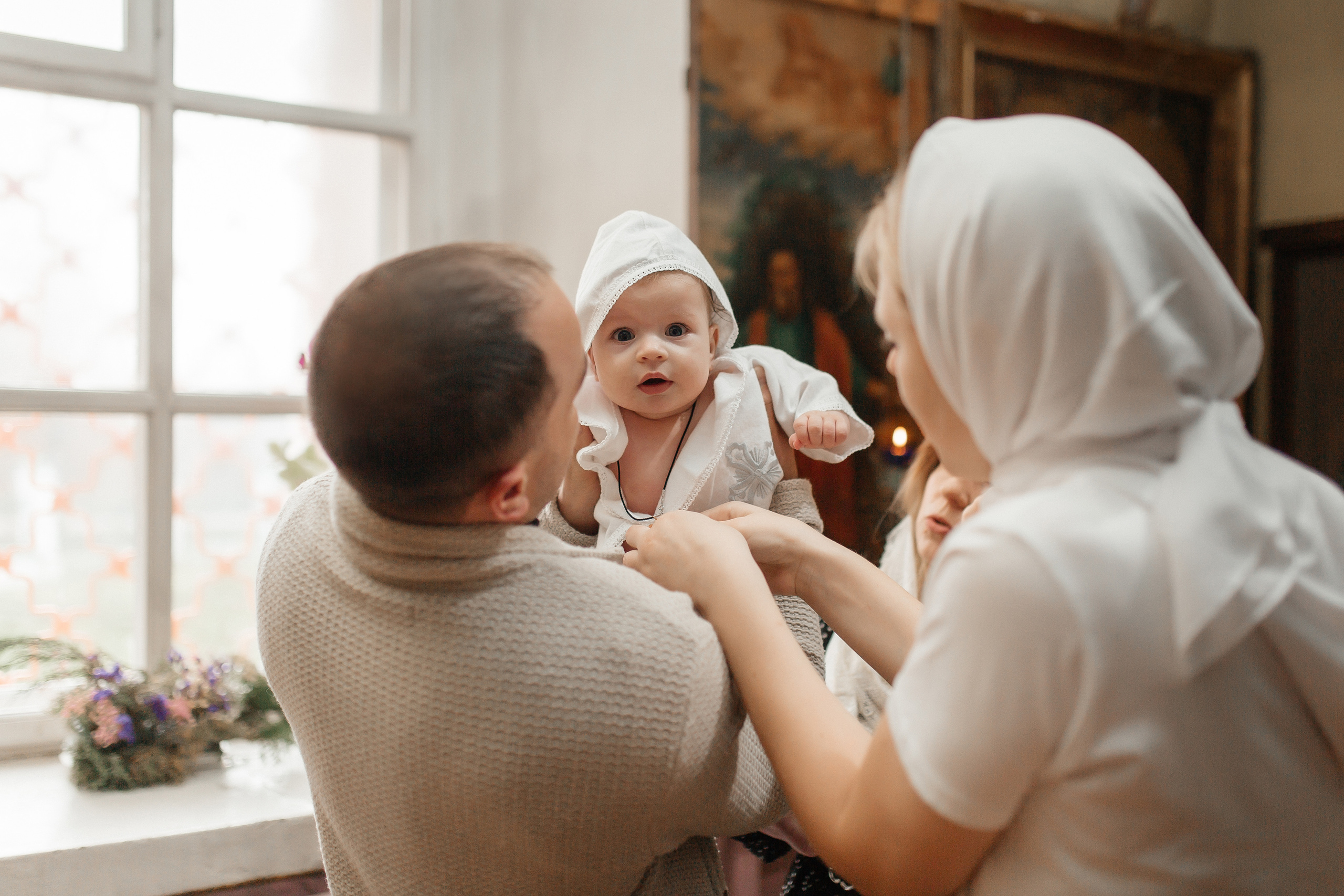 Фотосессия на крещение. Фото Радости. Свадебный и семейный фотограф в Москве Юлия Самойлова