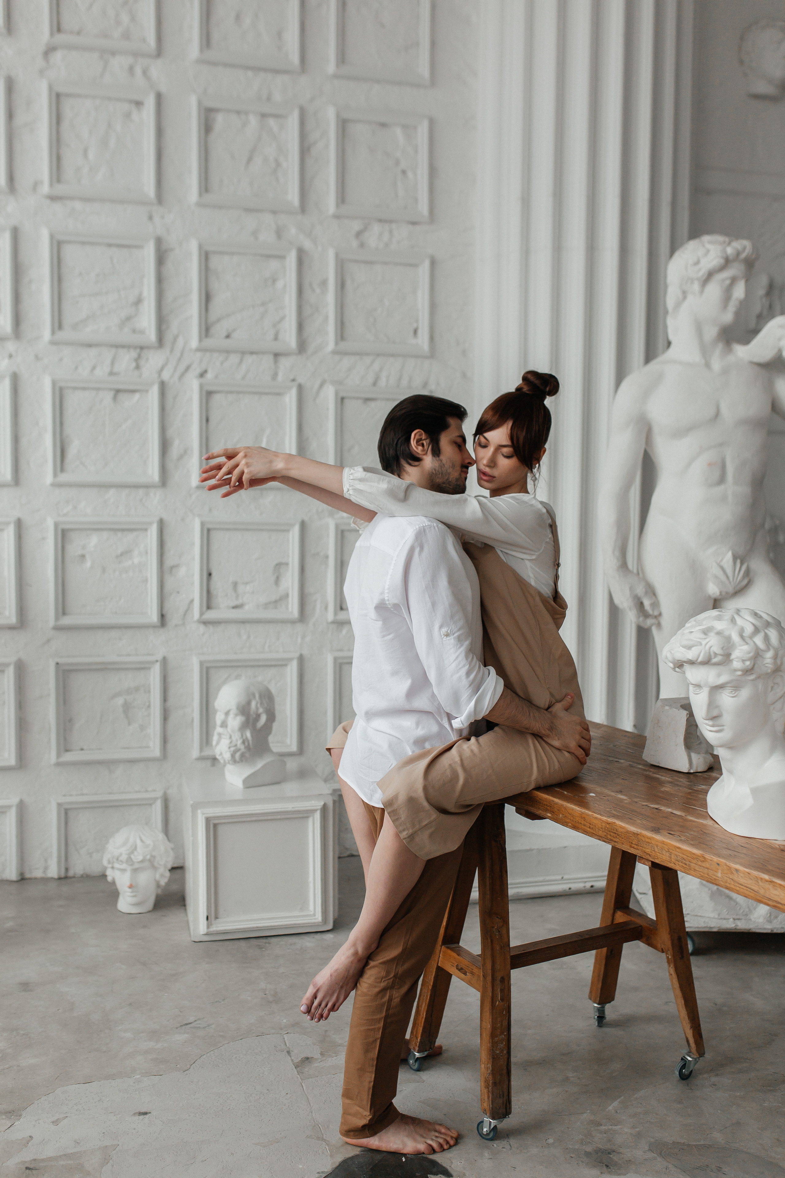 Фотосессия в студии для двоих. Фото Радости. Свадебный и семейный фотограф в Москве Юлия Самойлова