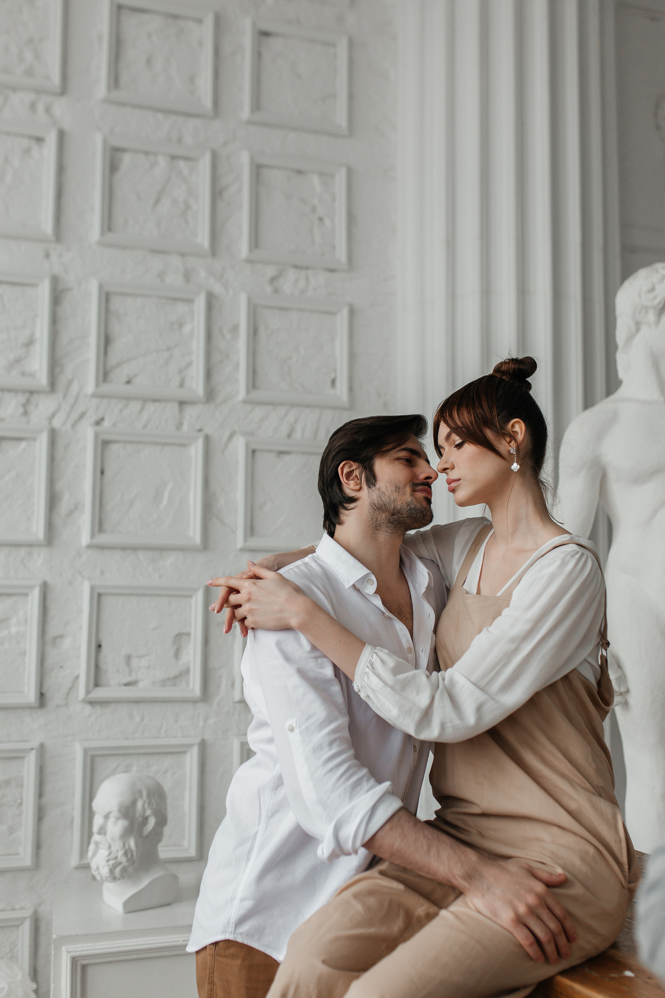 Фотосессия в студии для двоих. Фото Радости. Свадебный и семейный фотограф в Москве Юлия Самойлова