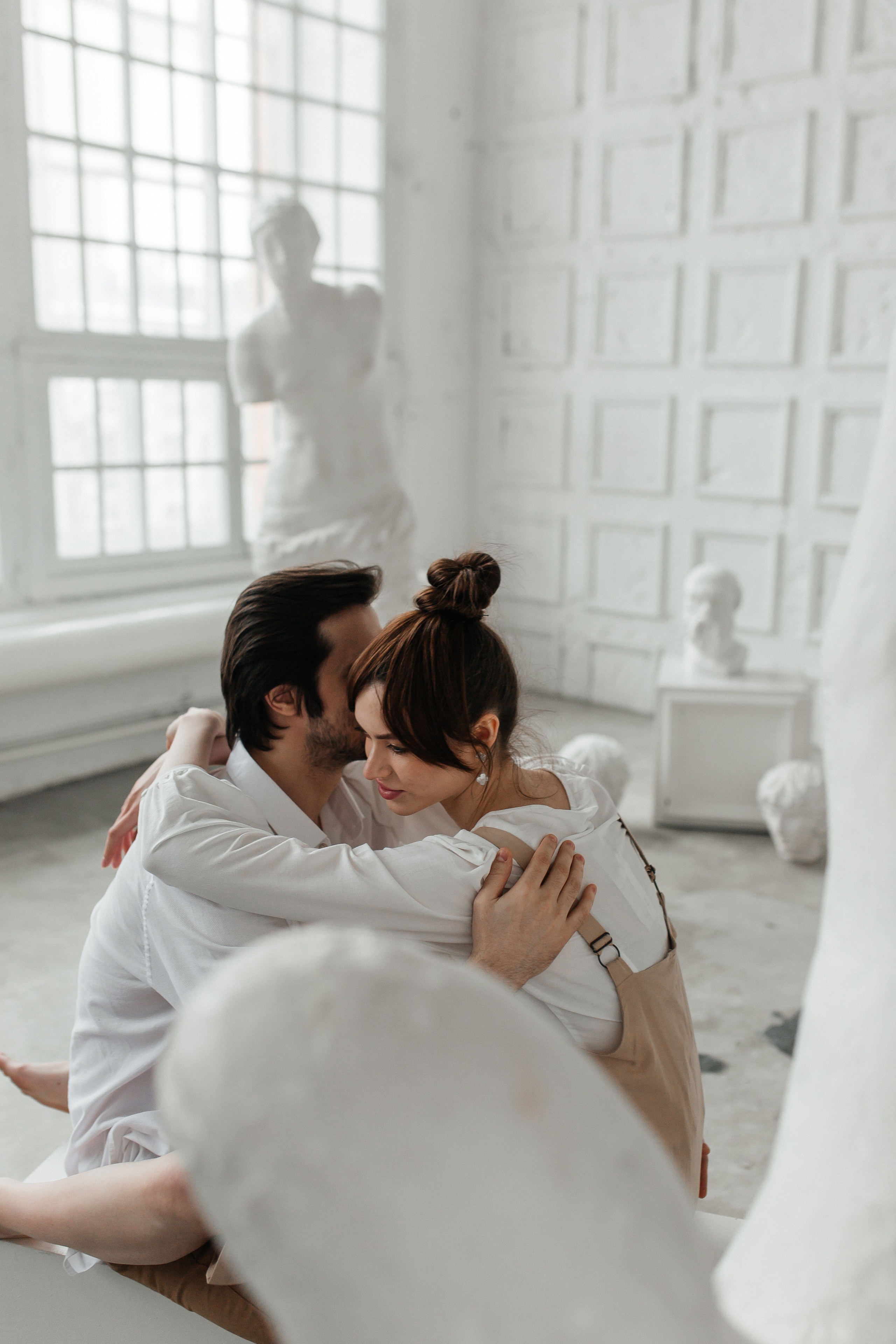 Фотосессия в студии для двоих. Фото Радости. Свадебный и семейный фотограф в Москве Юлия Самойлова