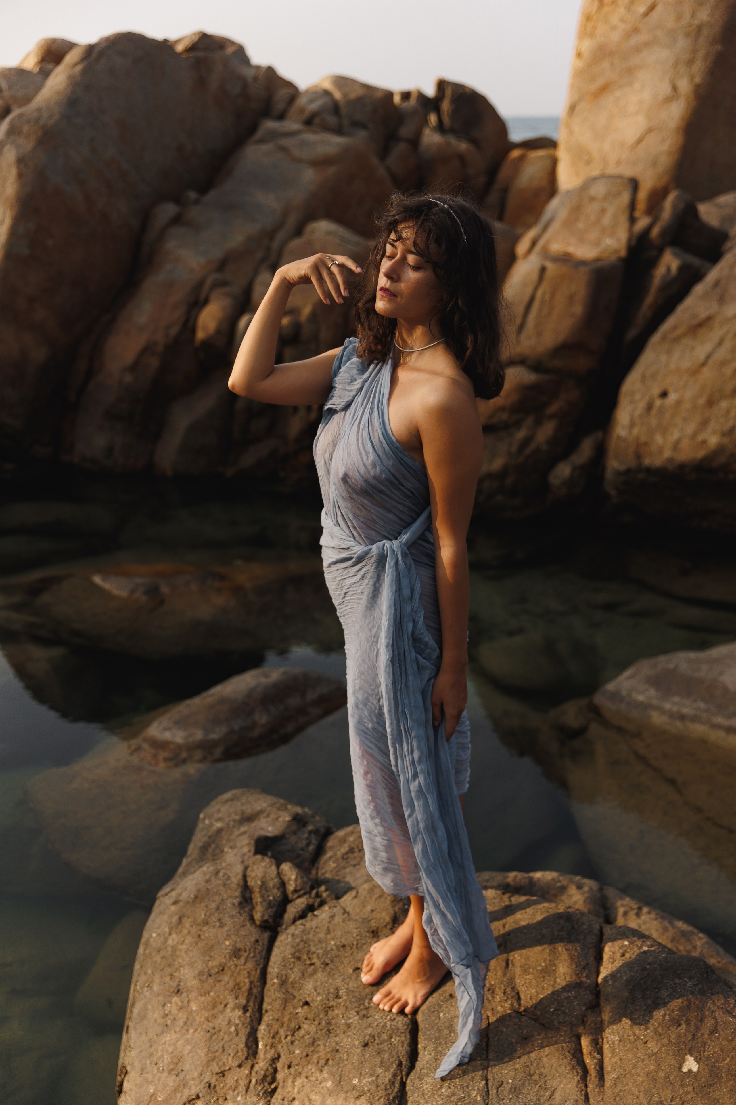 Богиня ин зе оушен. Wedding photographer in St. Petersburg, Europe and Israel Anna Agafon