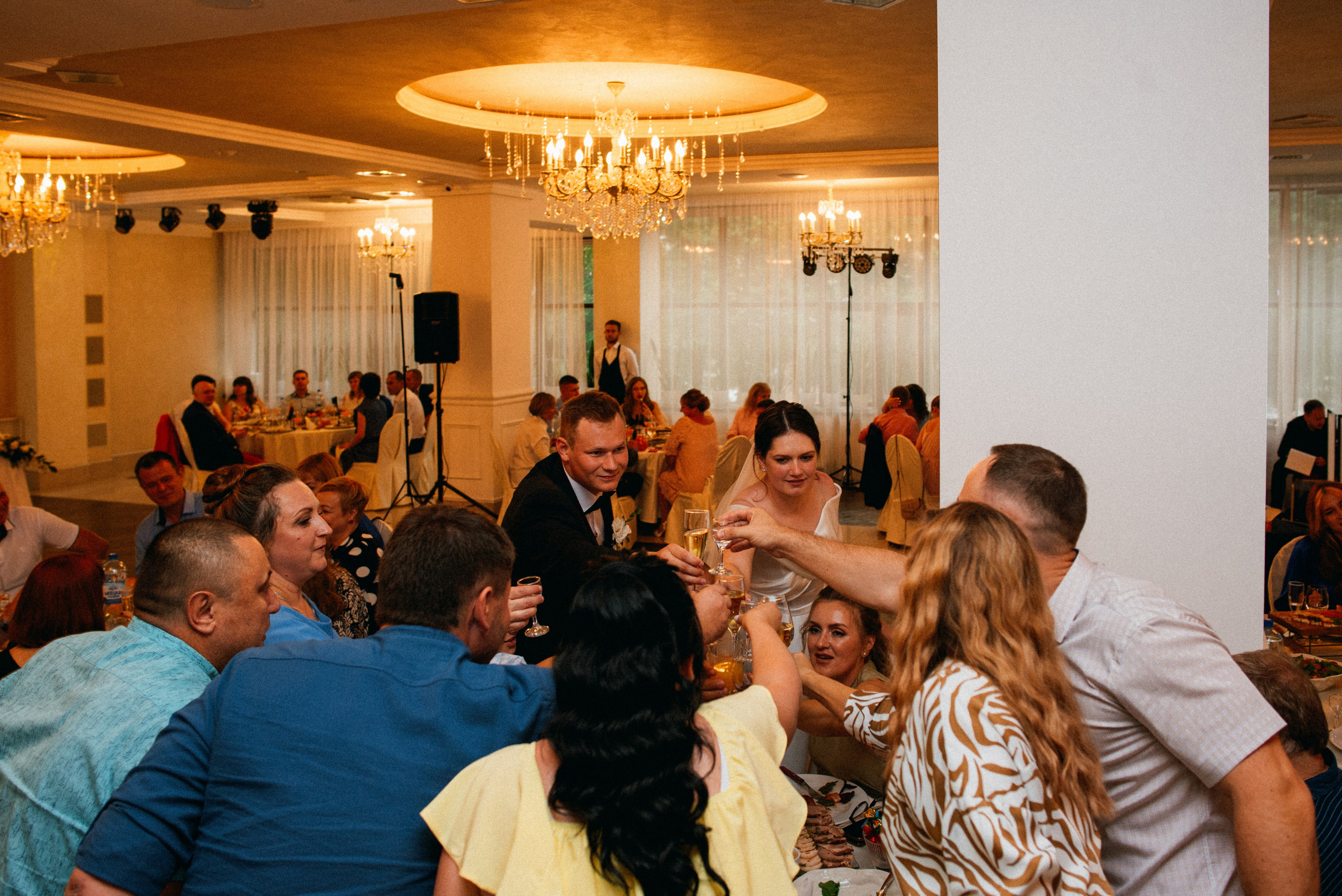 Свадебная съемка (съемка банкета). Свадебный фотограф — фотограф на свадьбу в Воронеже — Свадебное фото