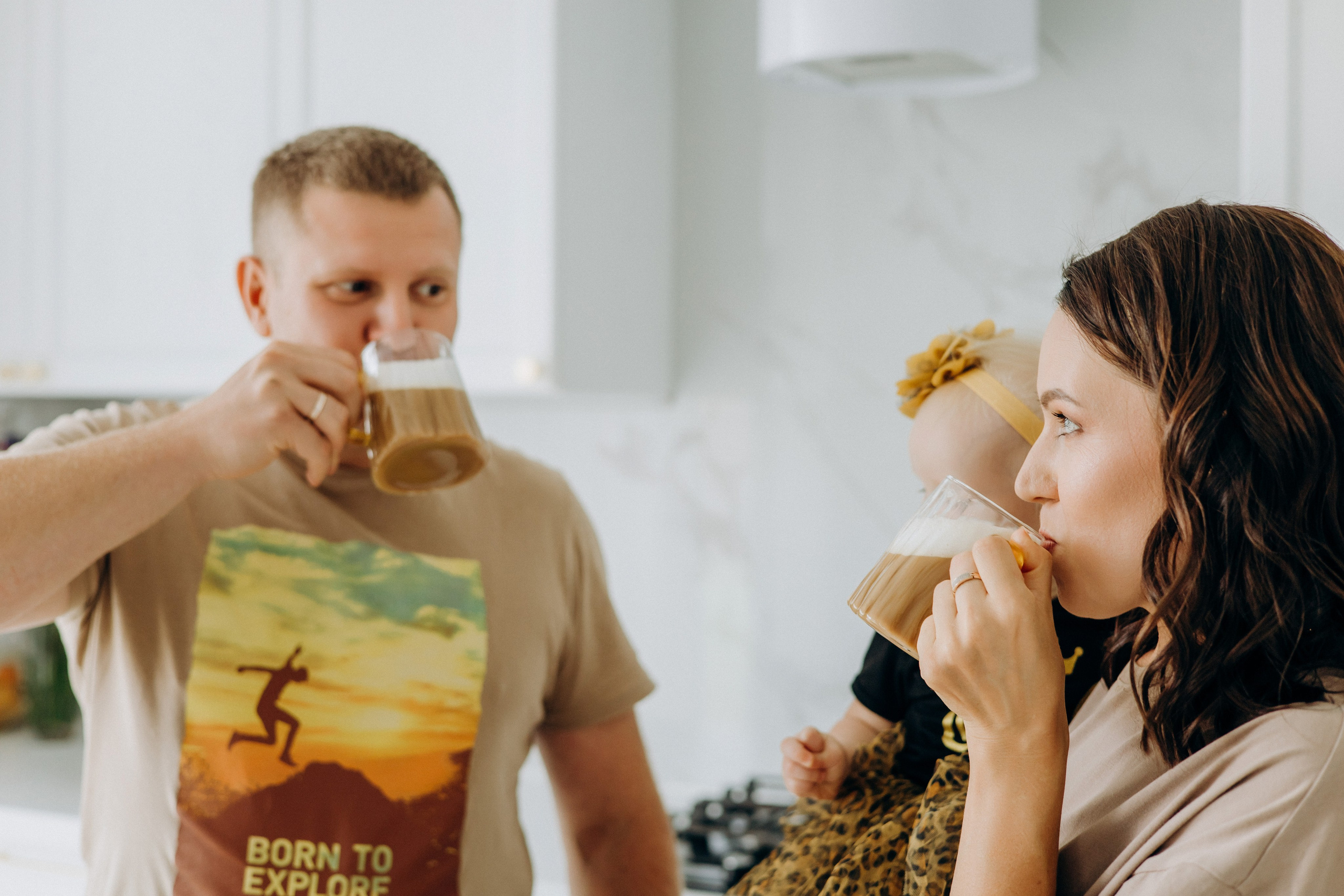 Праздничный завтрак в кругу семьи. Портретный и семейный фотограф в Воронеже Ксения Ремизова