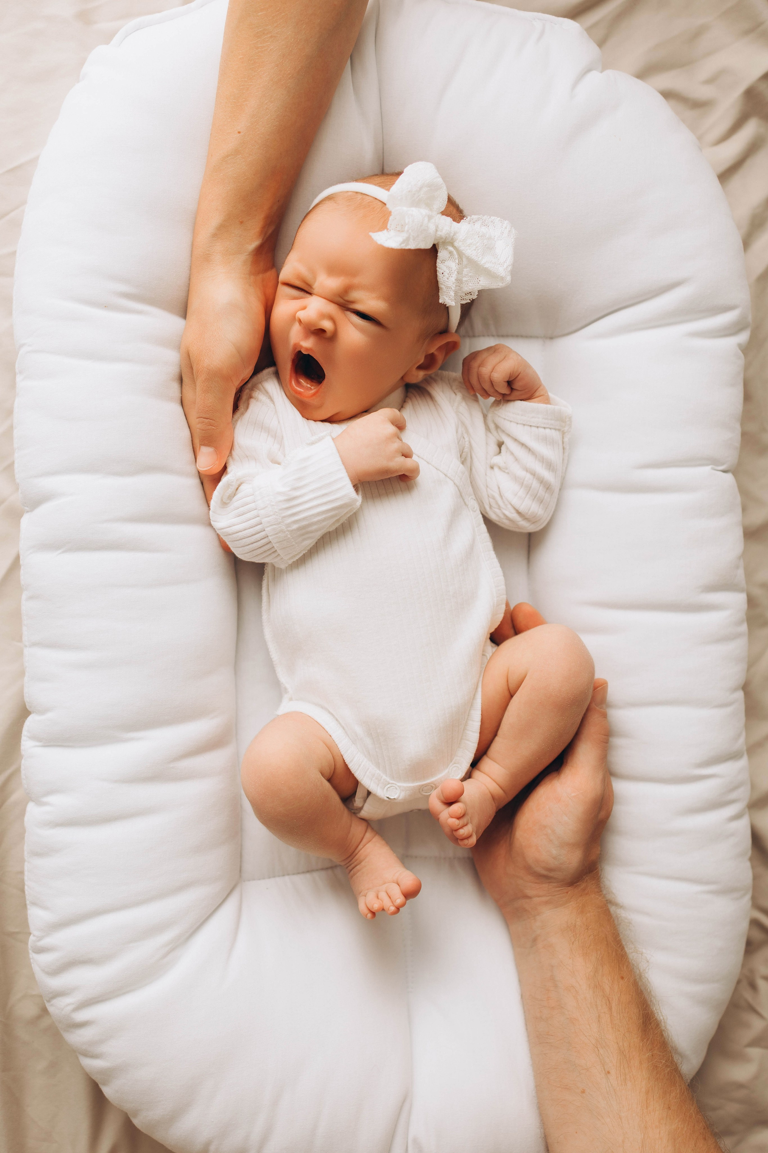 Кира 6 дней. Фотограф новорождённых Newborn Москва