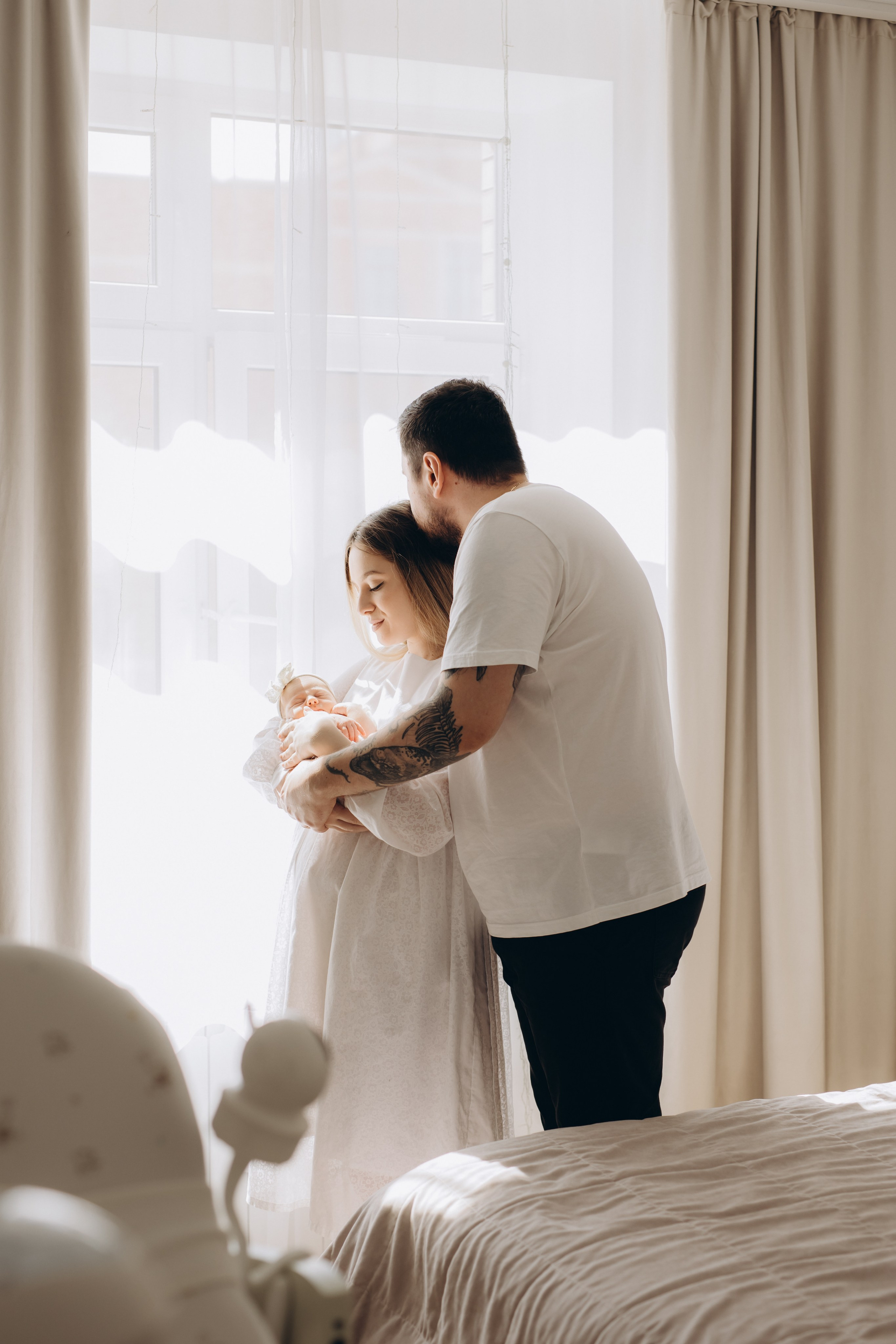 Василиса 23 дня. Фотограф новорождённых Newborn Москва