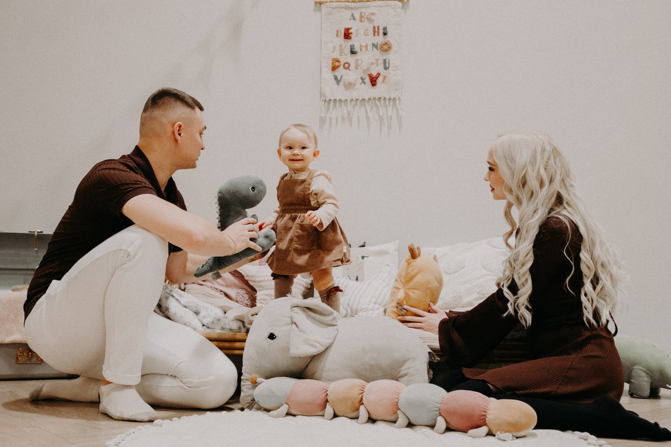 Фроловы. Варечке 1 год. Фотограф в Челябинске Любовь Денисенко