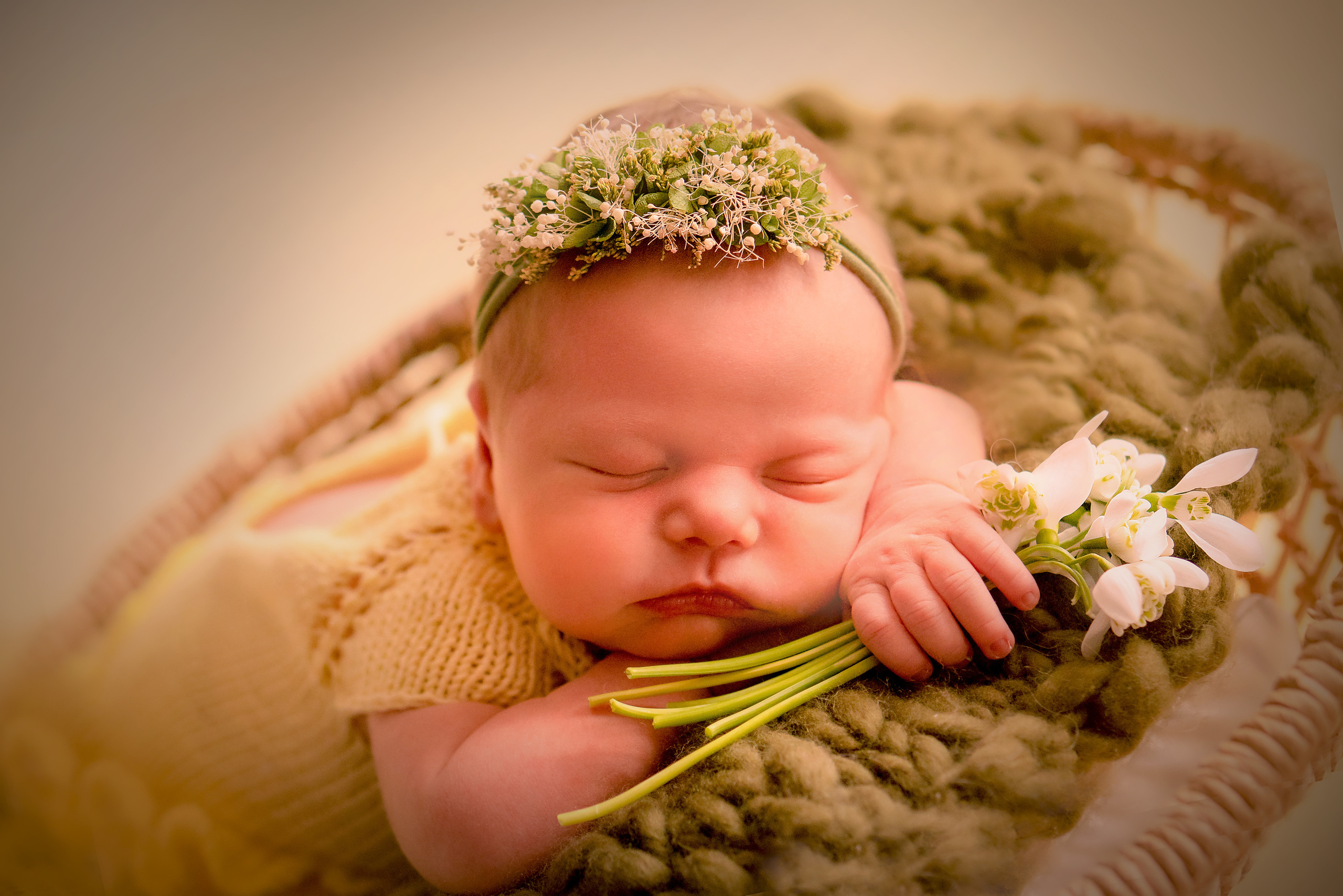 Весна для маленькой Амелии. Это первые фото малышки. Детский и семейный фотограф в Рыбинске Юлия Дмитриева