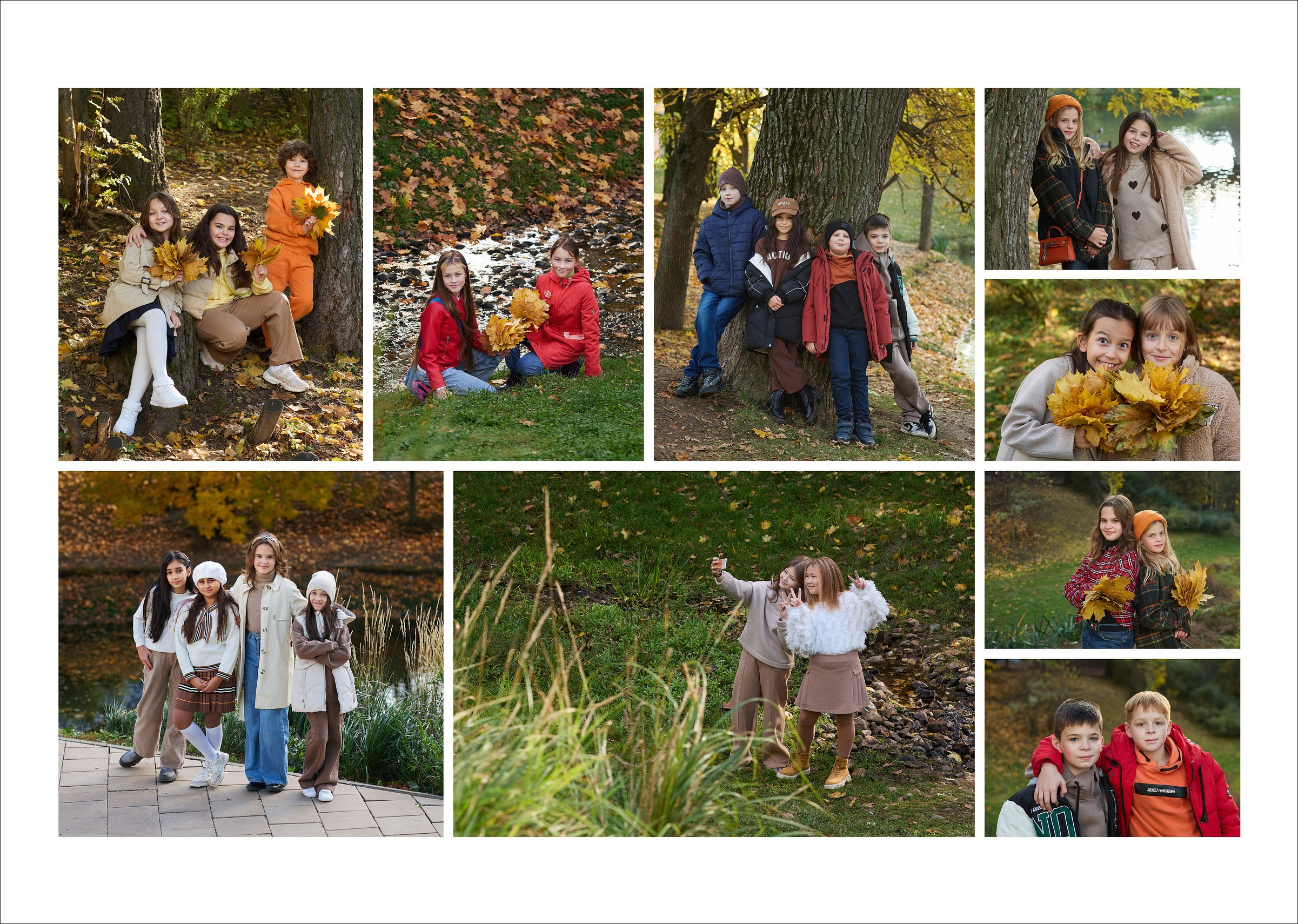 Большой выпускной альбом для дружного класса. Школьный фотограф Сергей Беликов