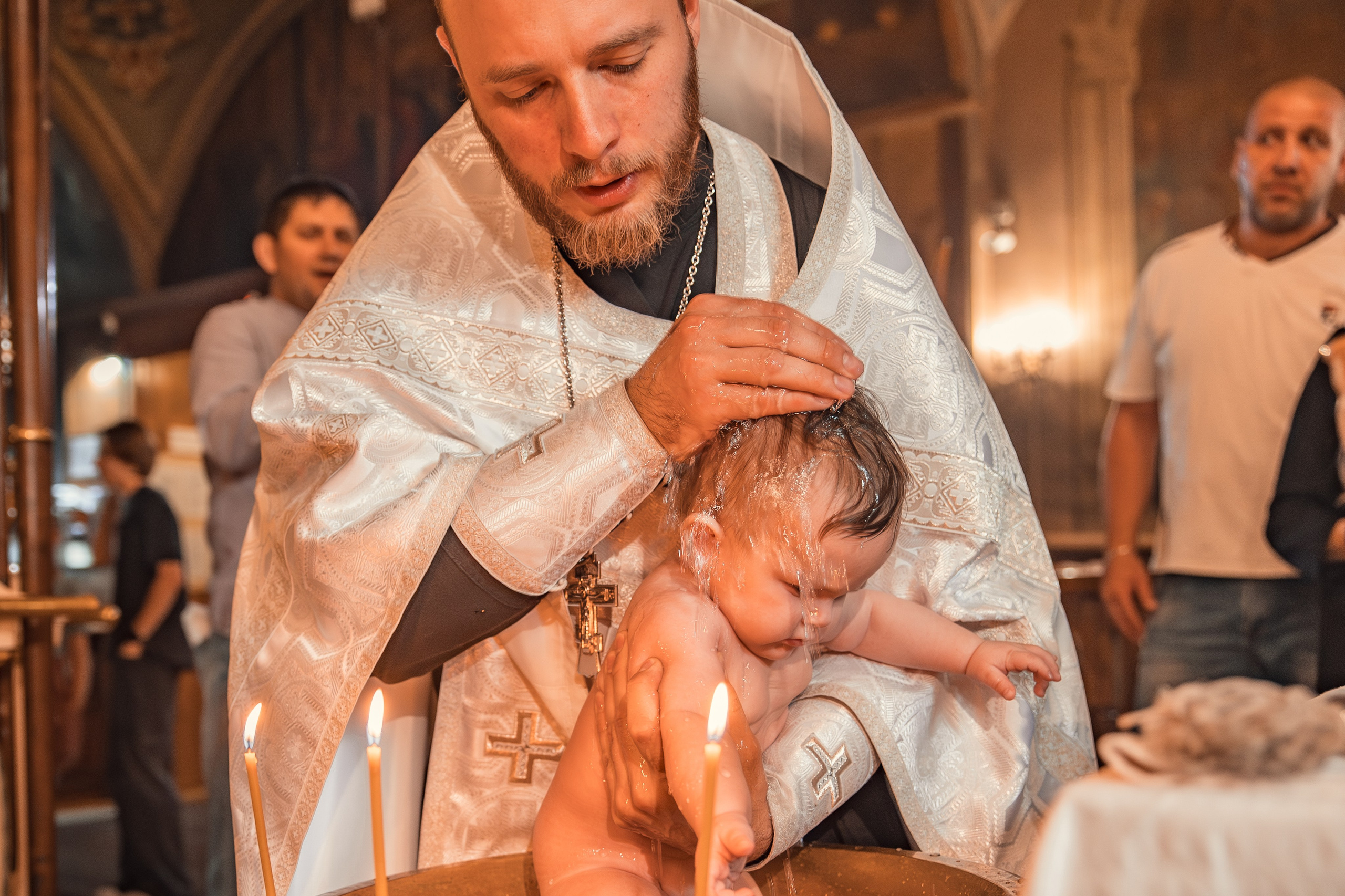 Крещение Вероники. Семейный фотограф и фотограф на Крещение, Венчание в Москве и Подмосковье Людмила Клюева