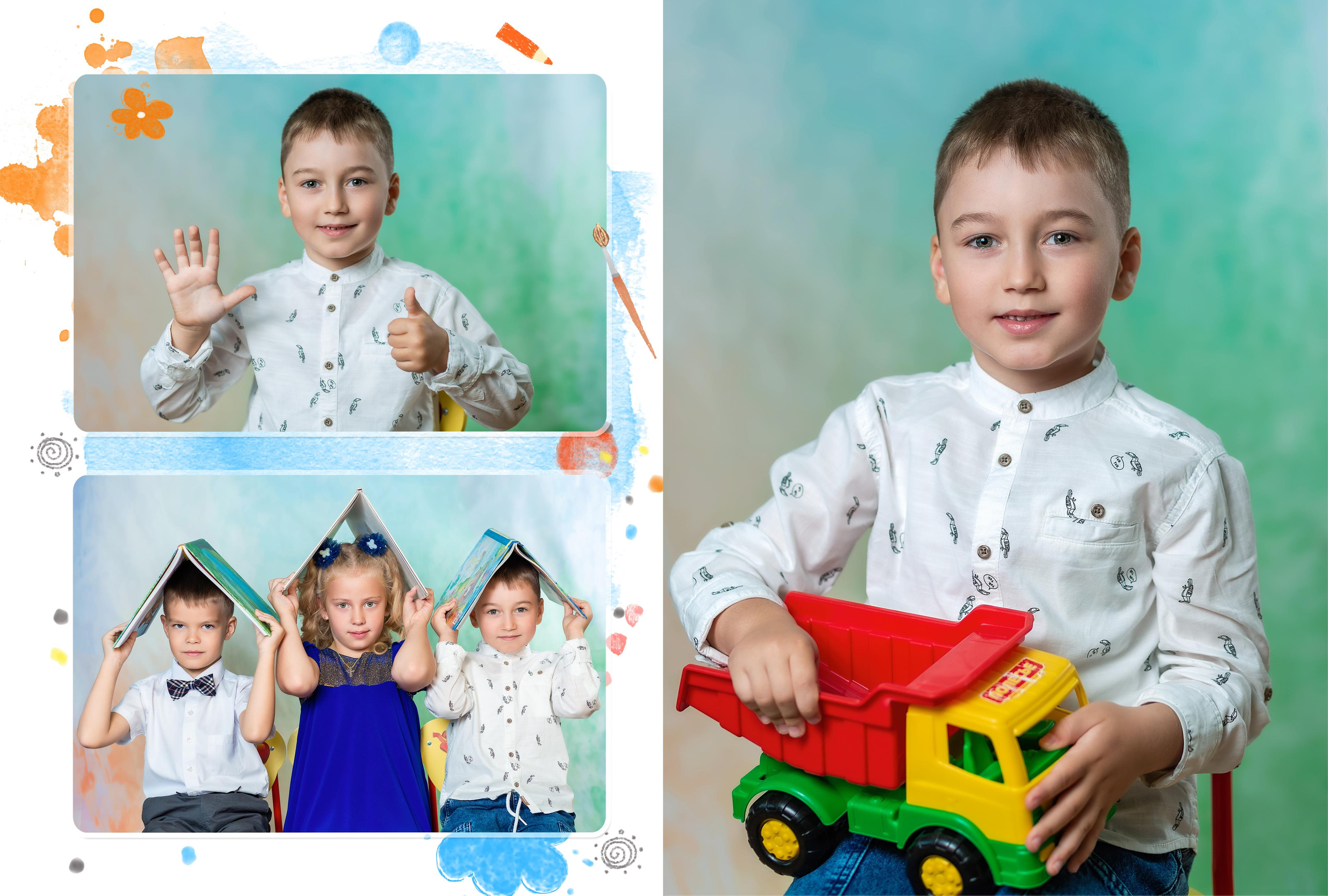 Д/С Акварельки, альбом и трюмо. Детский, семейный фотограф в Южно-Сахалинске, Невельске и Холмске