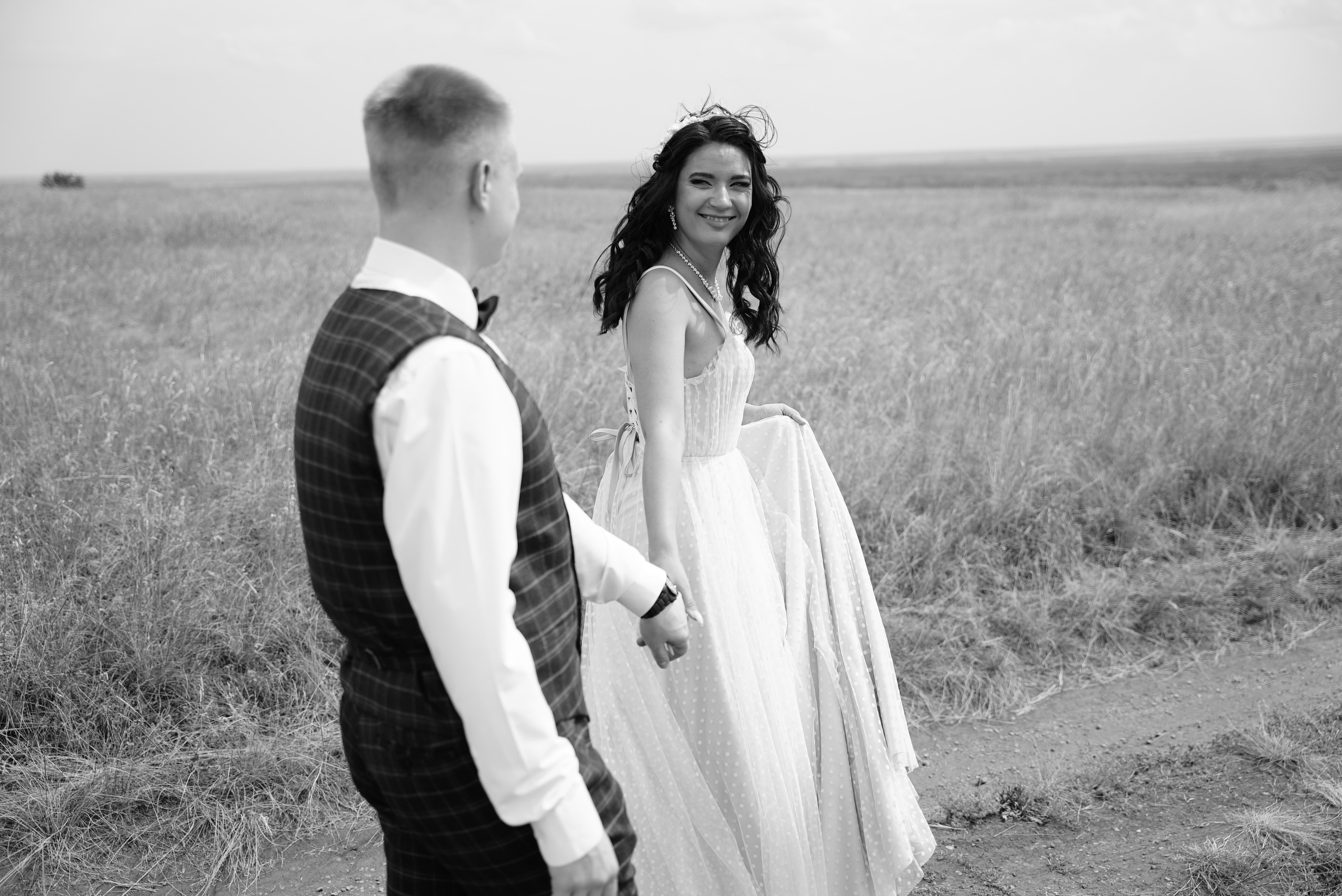 Антон и Маргарита чб. Свадебный фотограф в Самаре Анна Ковалева