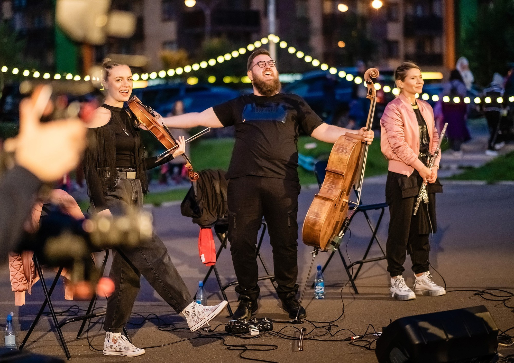 Уличный концерт группы Мel Band в Красноярске