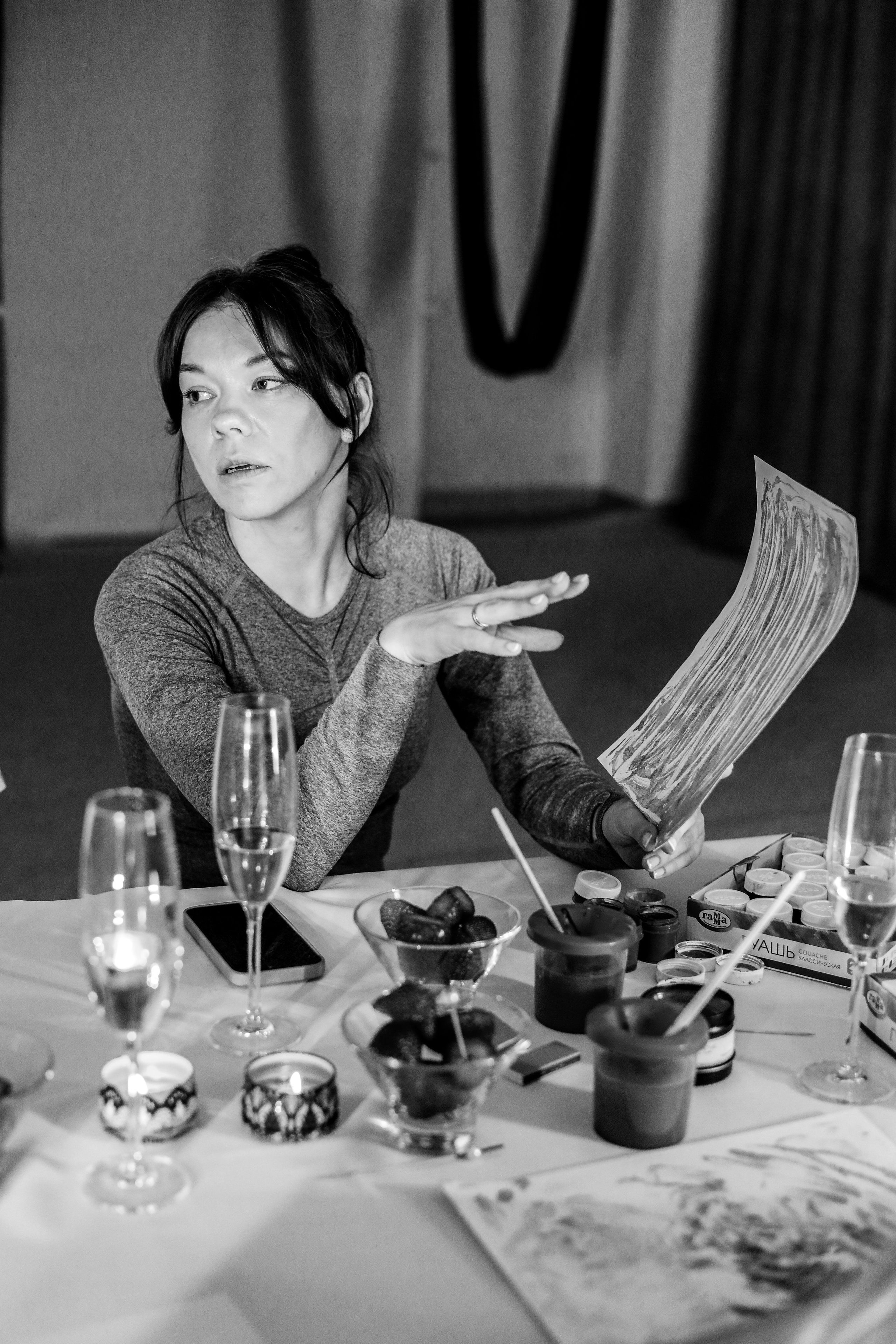 Арт-терапия + аэройога. Фотограф Надршина Лилия