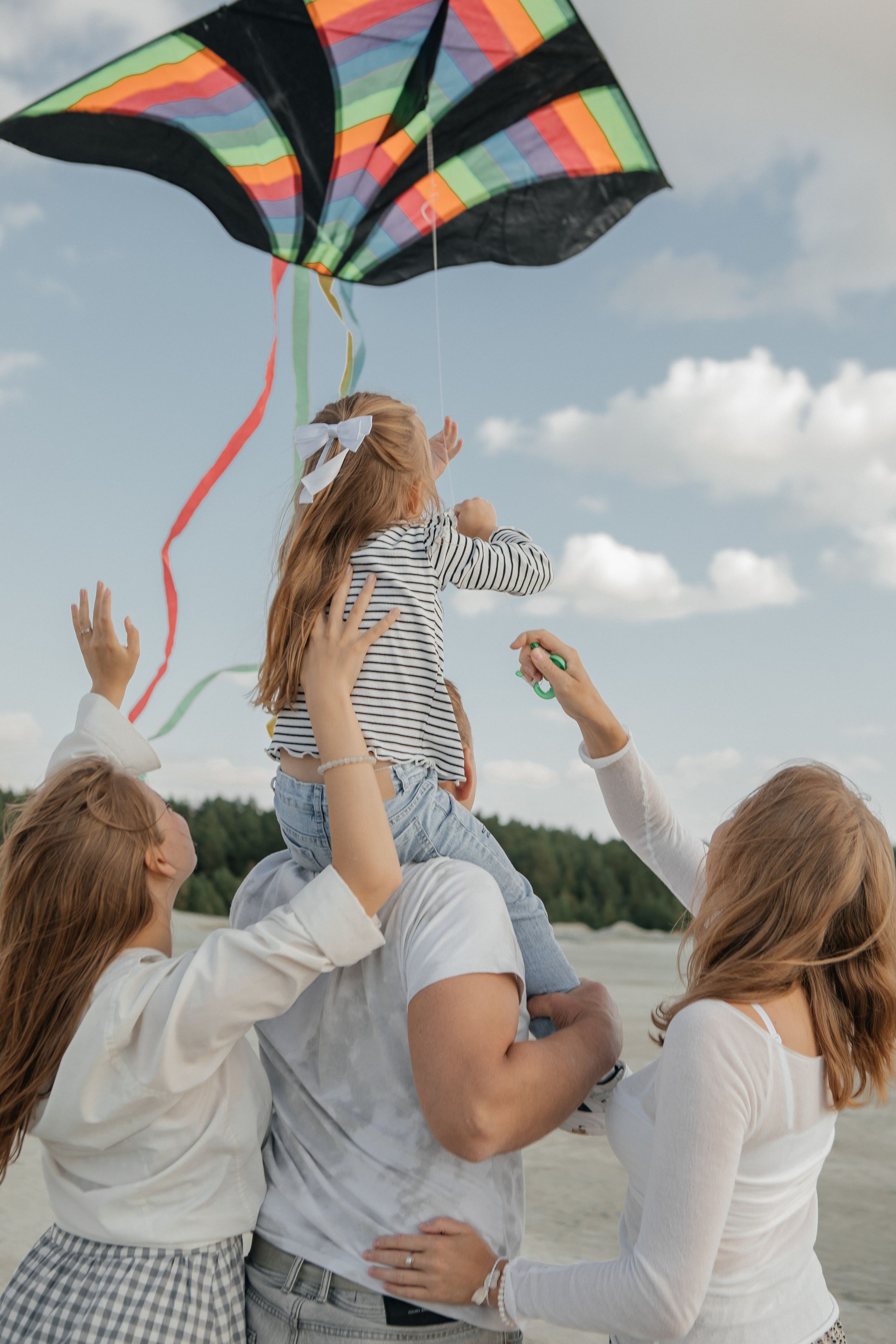 Семейная фотосессия в песках. Свадебный и семейный фотограф Ибрагимова Мария из Екатеринбурга