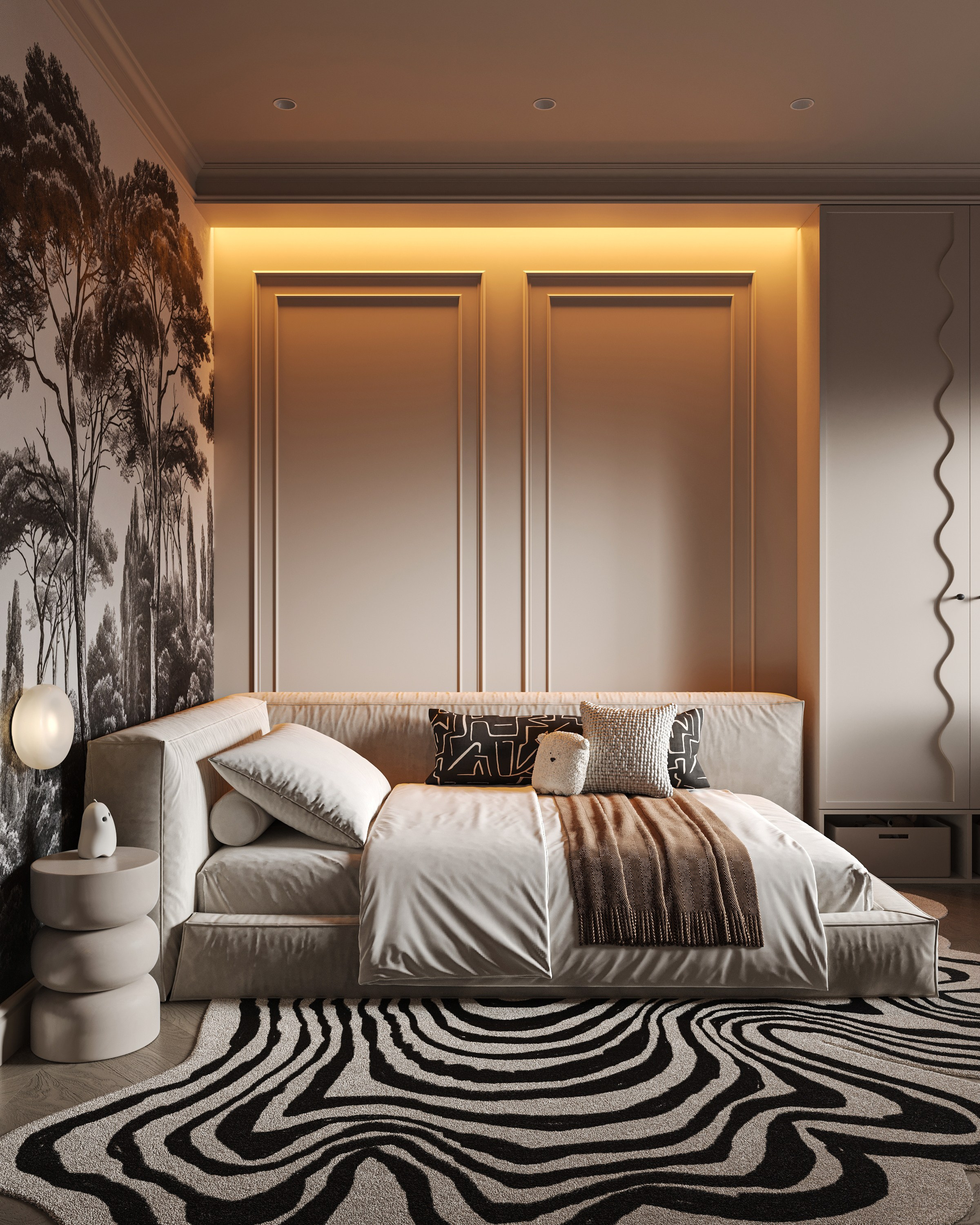 Детская ЖК «Континенталь». 3D визуализация интерьера Надежда Соколова