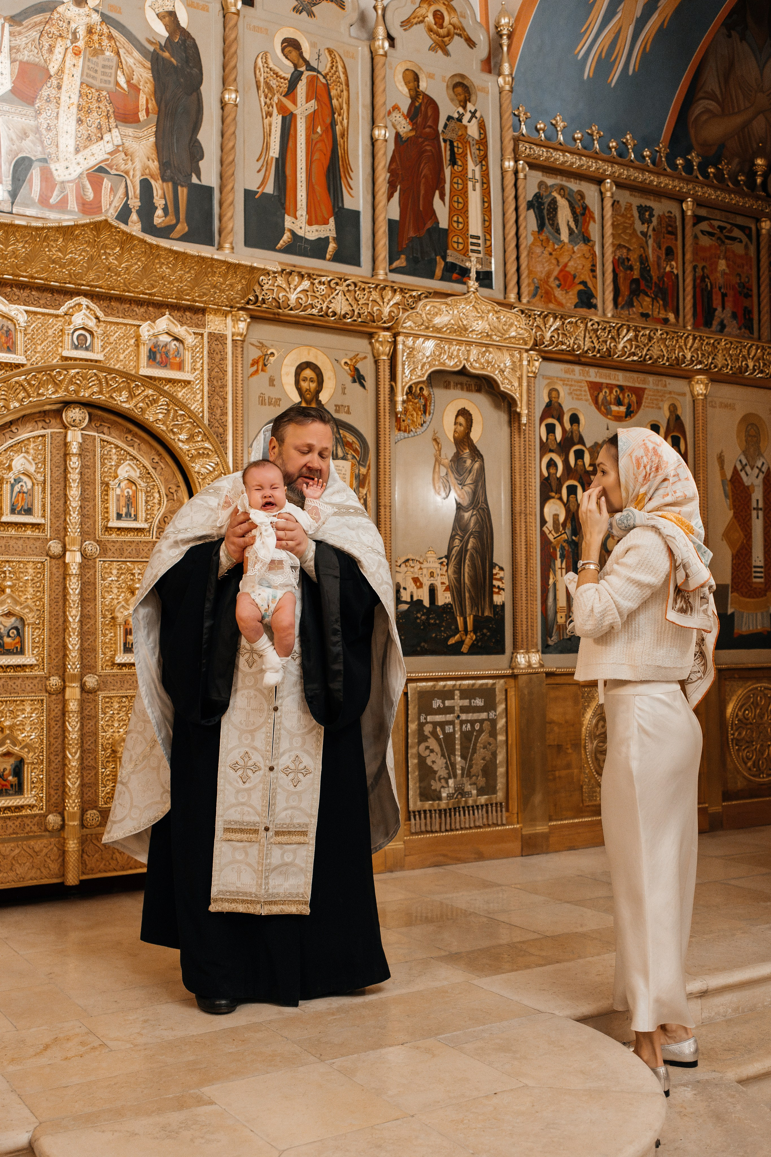 Крещение Анны. Семейный фотограф в Москве Алина Киблина