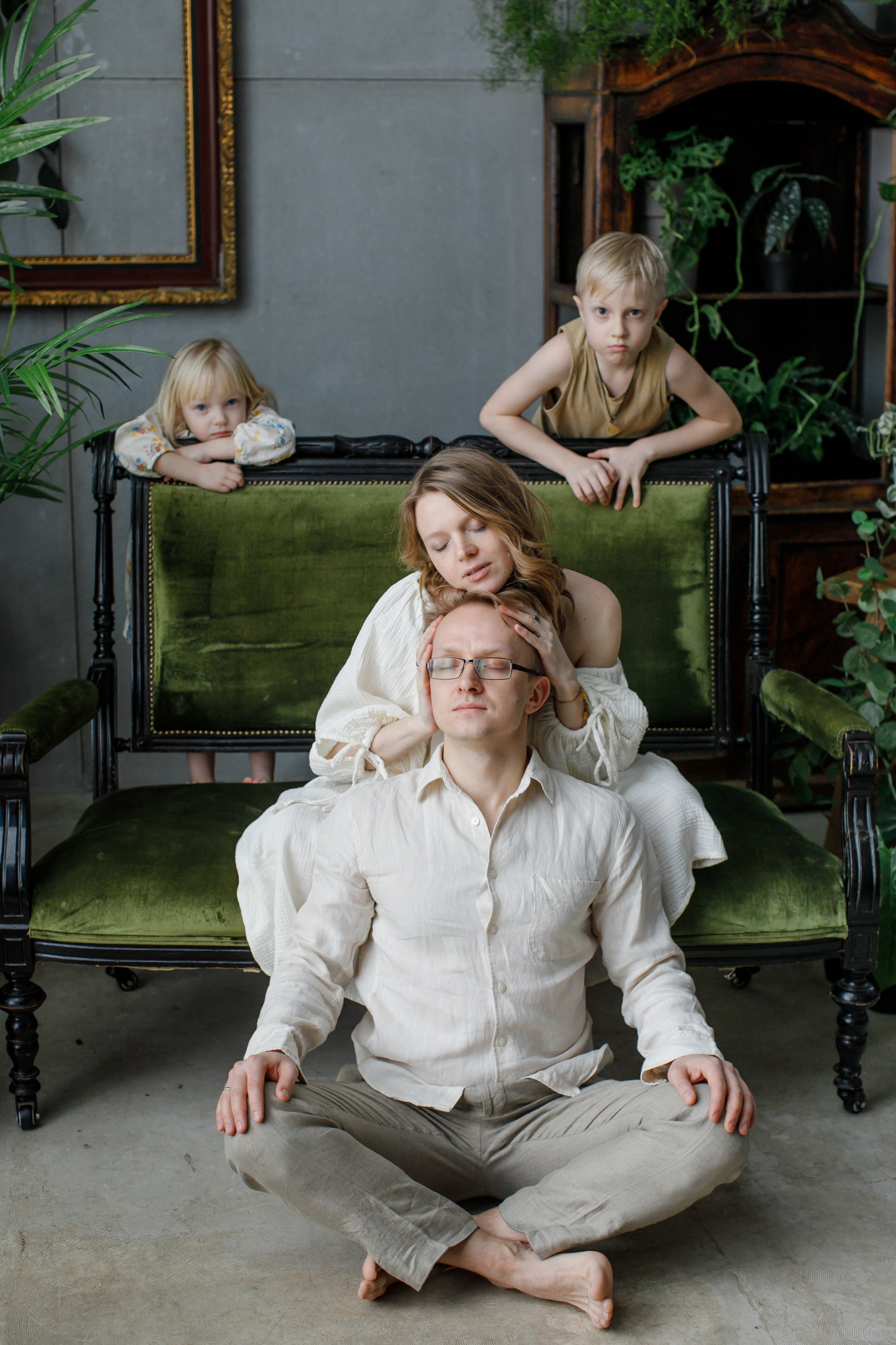 Семейное. Анюта, Даня и дети. Школьные альбомы, Семейные съемки, Портреты, Фотограф Елена Кузнецова