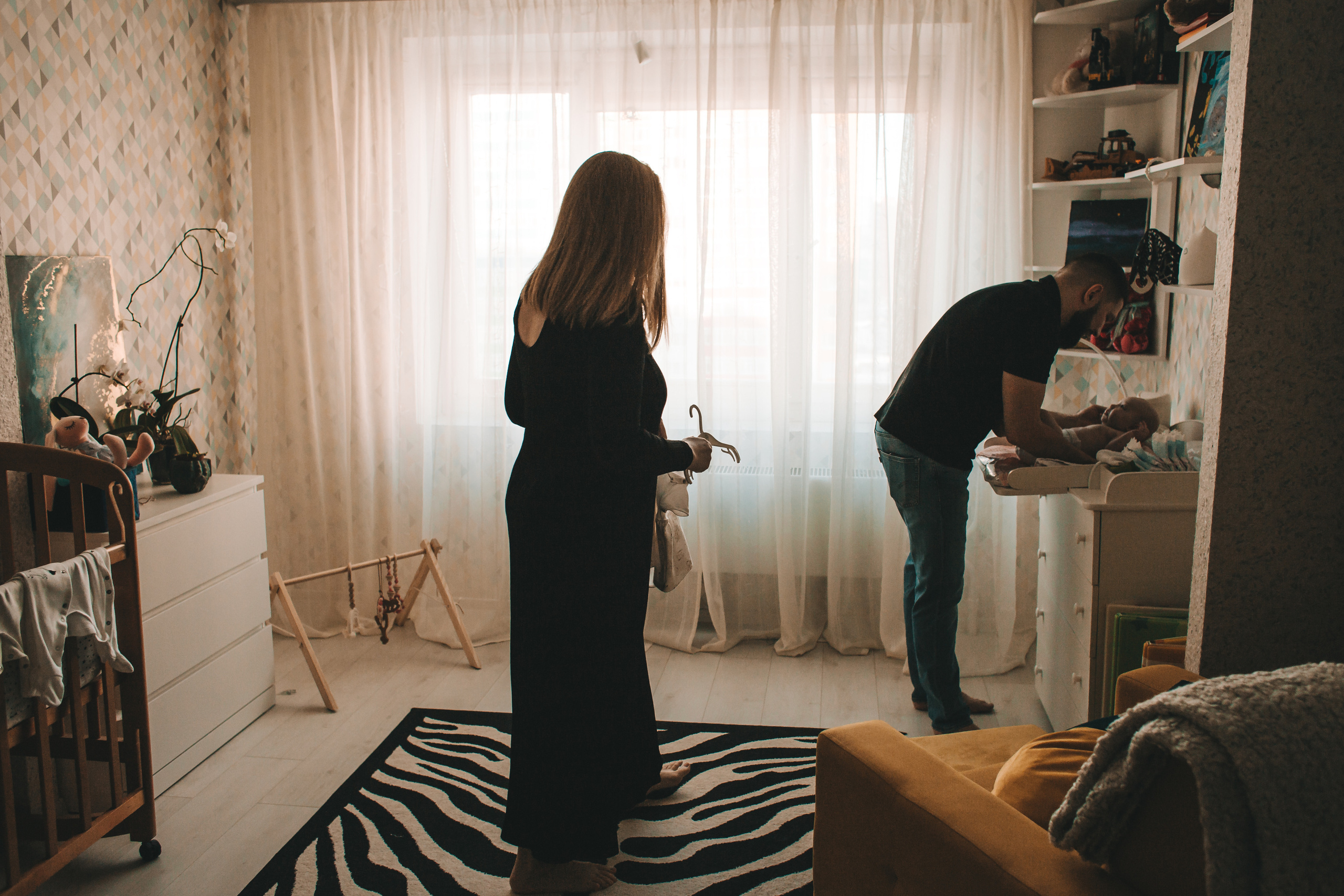 Аня и Антон с малышкой Полиной. Репортажный фотограф в Тюмени Татьяна Мужева