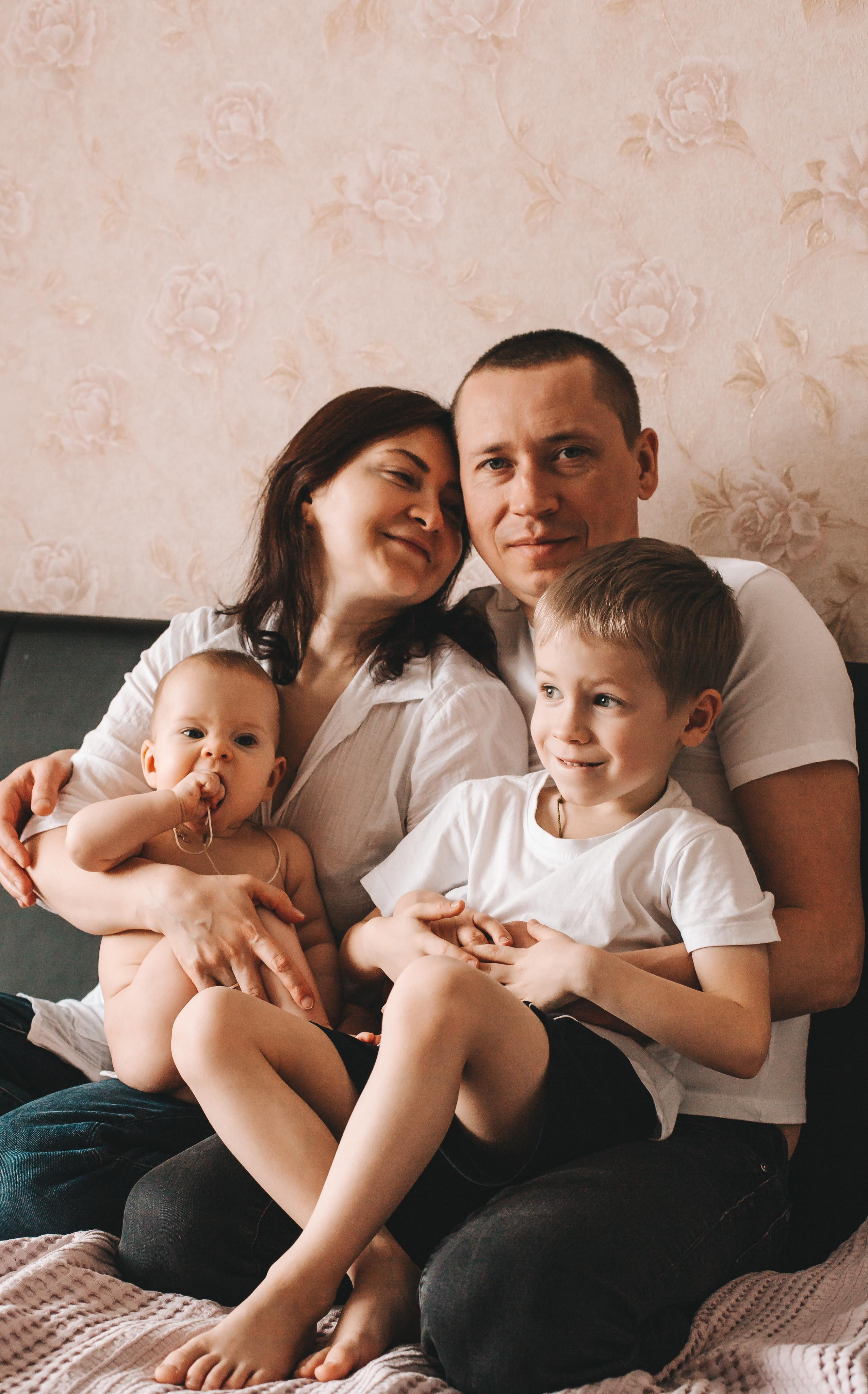 Ольга с семьей. Репортажный фотограф в Тюмени Татьяна Мужева