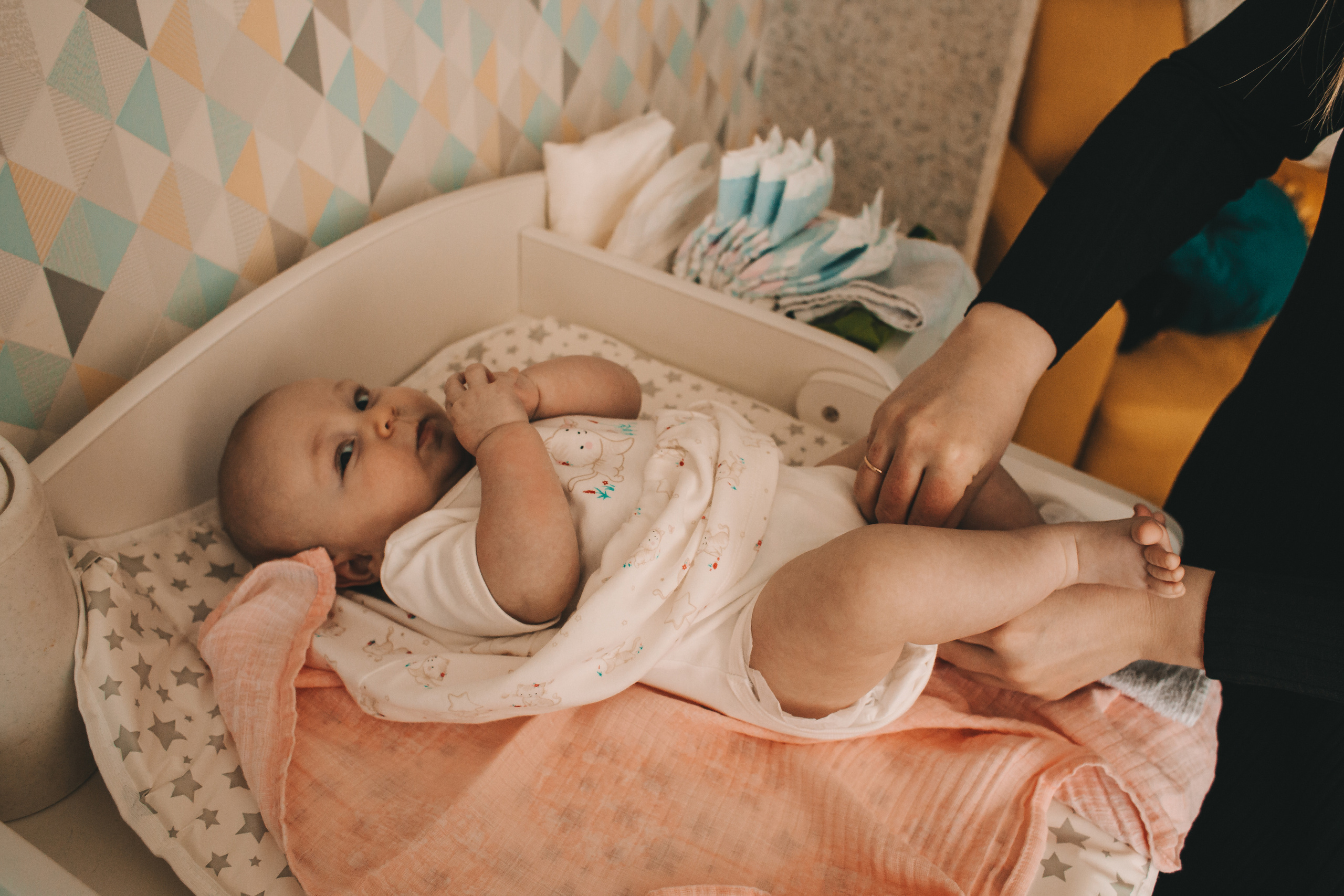 Аня и Антон с малышкой Полиной. Репортажный фотограф в Тюмени Татьяна Мужева