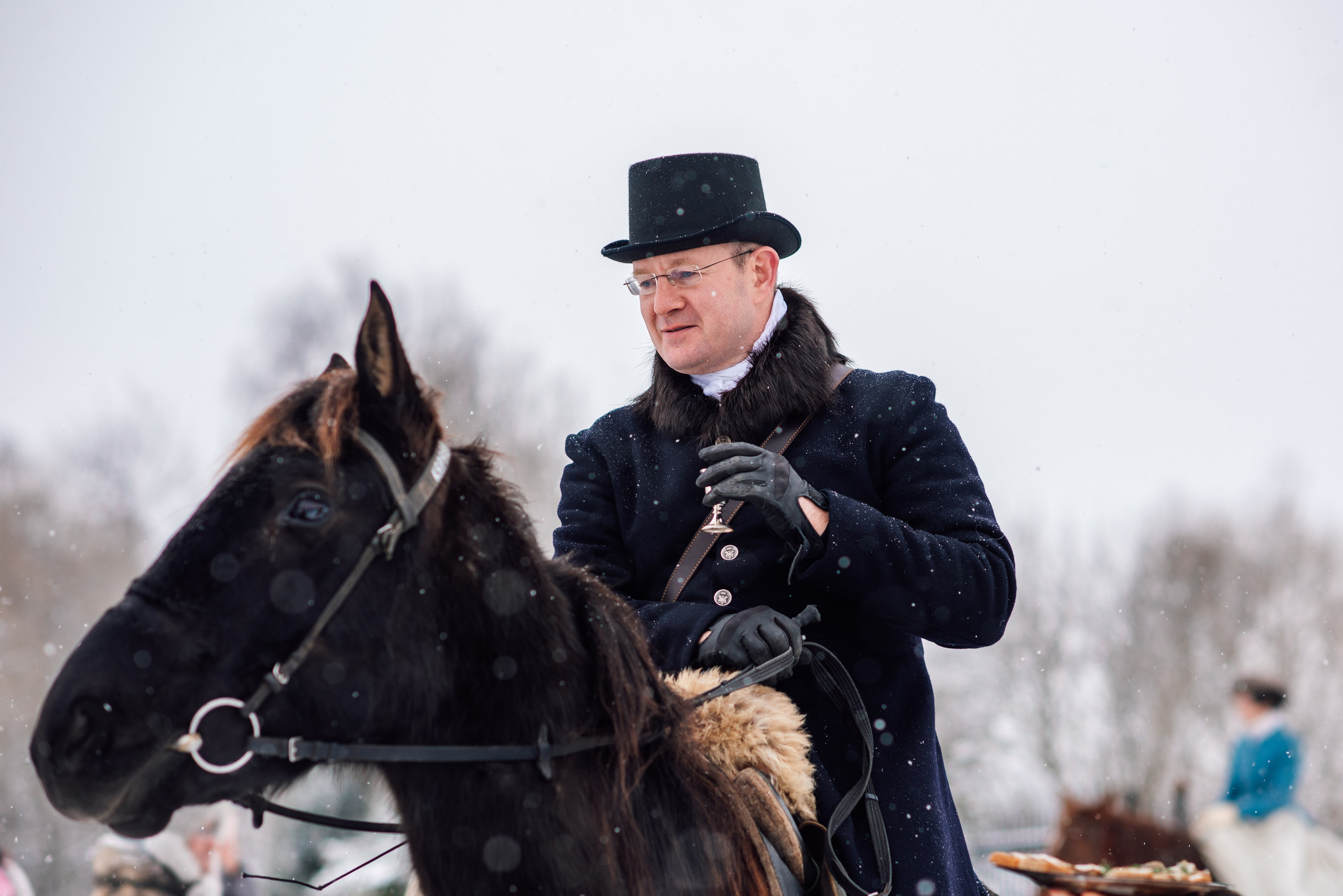 Зимняя парфорсная охота. Фотограф Диана Вальтер