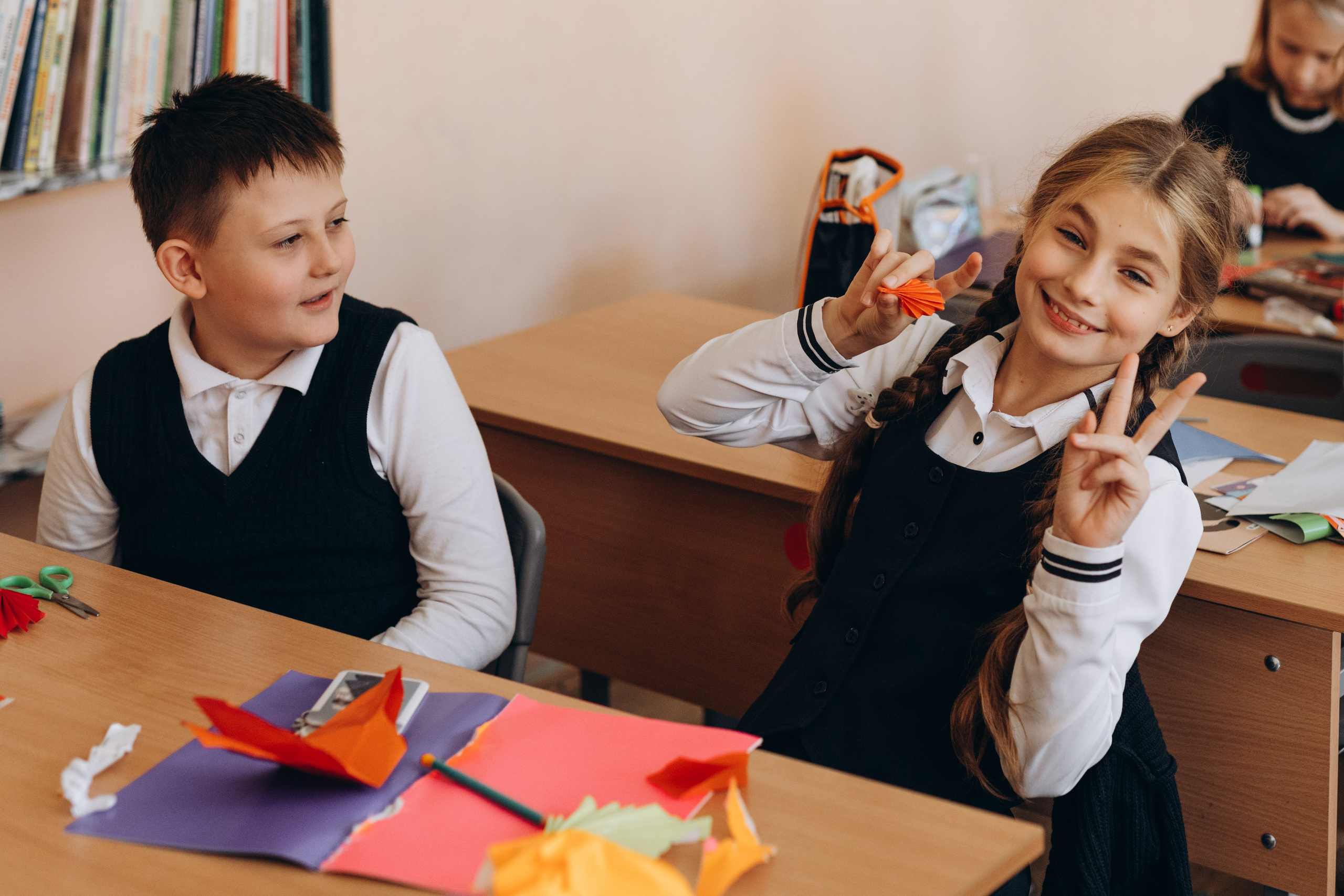 Школьная фотосессия. Фотограф Людмила Оюн