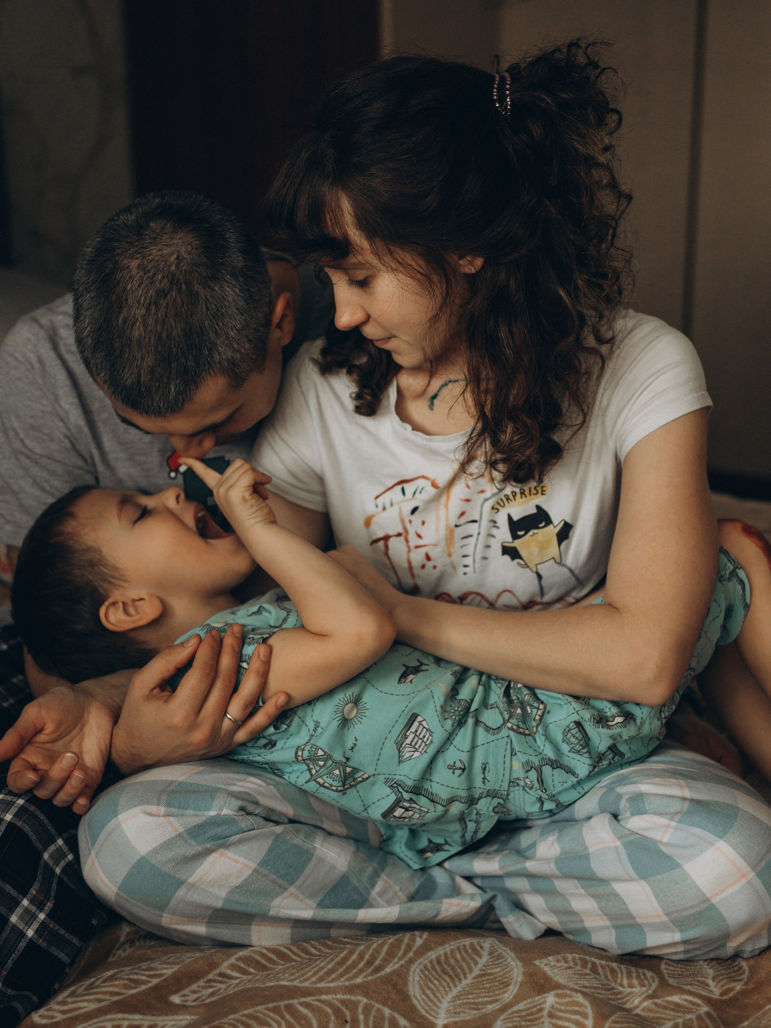 Таня, Паша, Миша. Фотограф Людмила Оюн