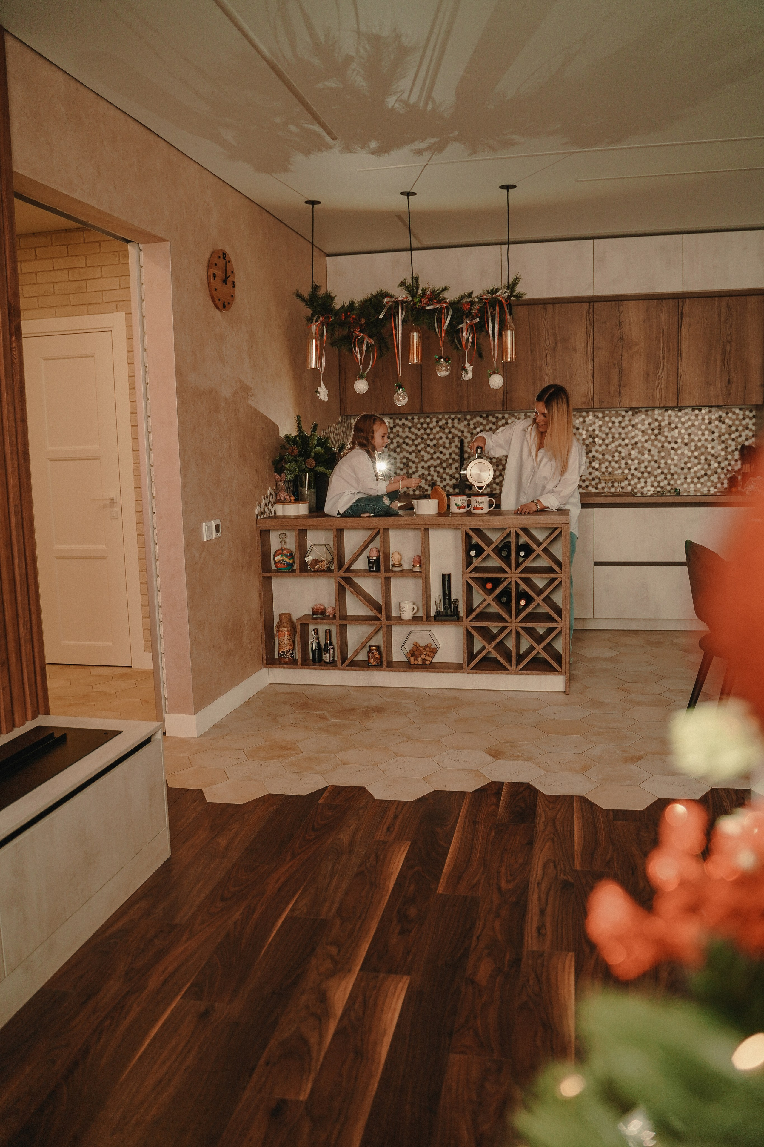 Домашняя Новогодняя фотосессия. Семейный и женский фотограф в Краснодаре Анастасия Приймак