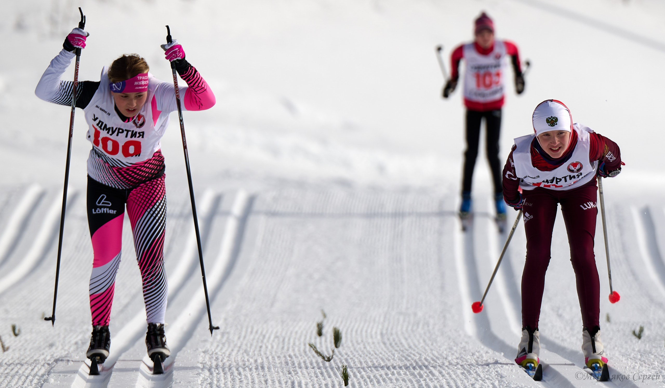Всероссийские соревнования по лыжным гонкам «Пионерская правда». Ижевс. Спортивный репортажный фотограф в Ижевске Сергей Мерзляков