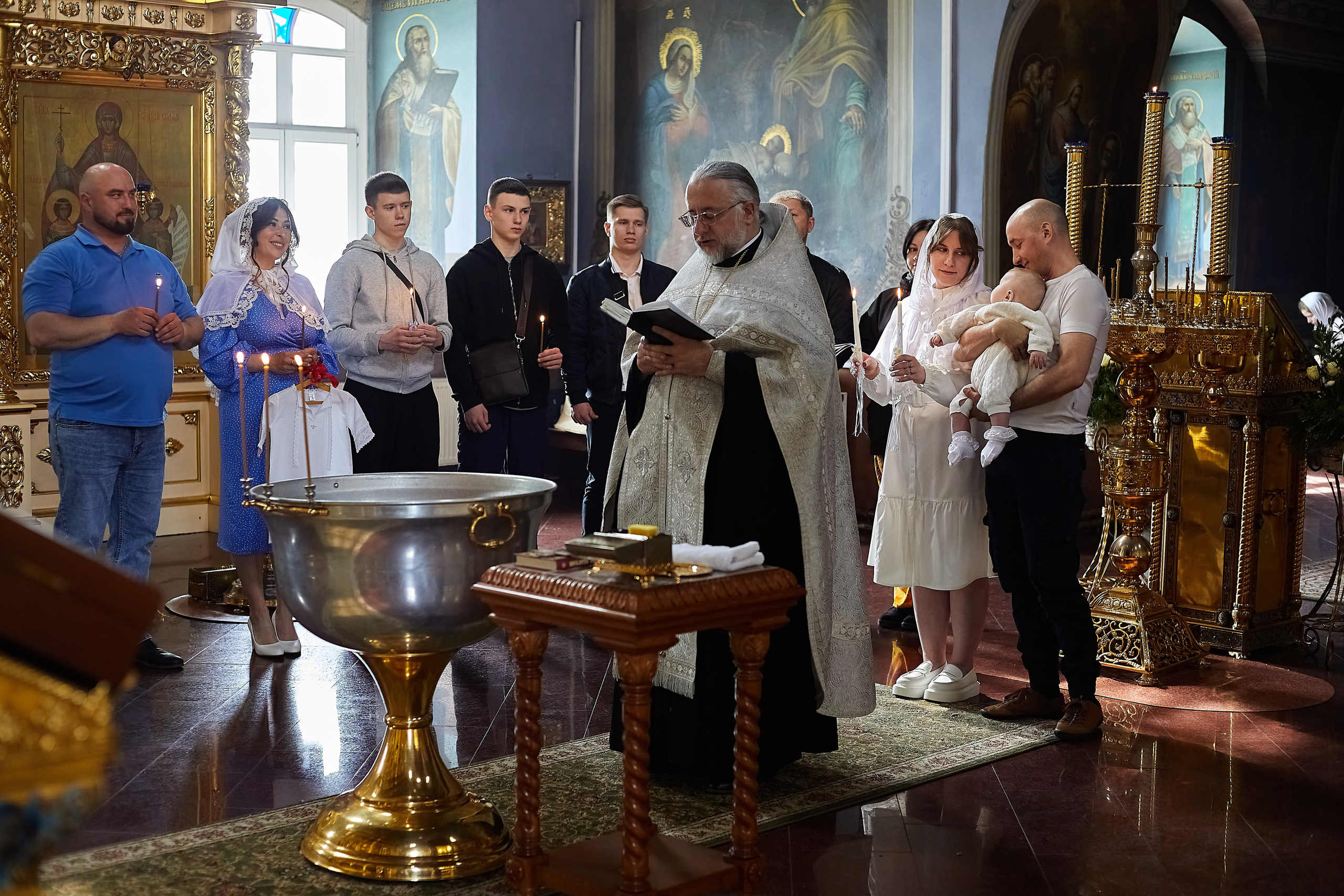 Крещение Ярослава. Семейный и детский фотограф в Ярославле Юлия Галашина