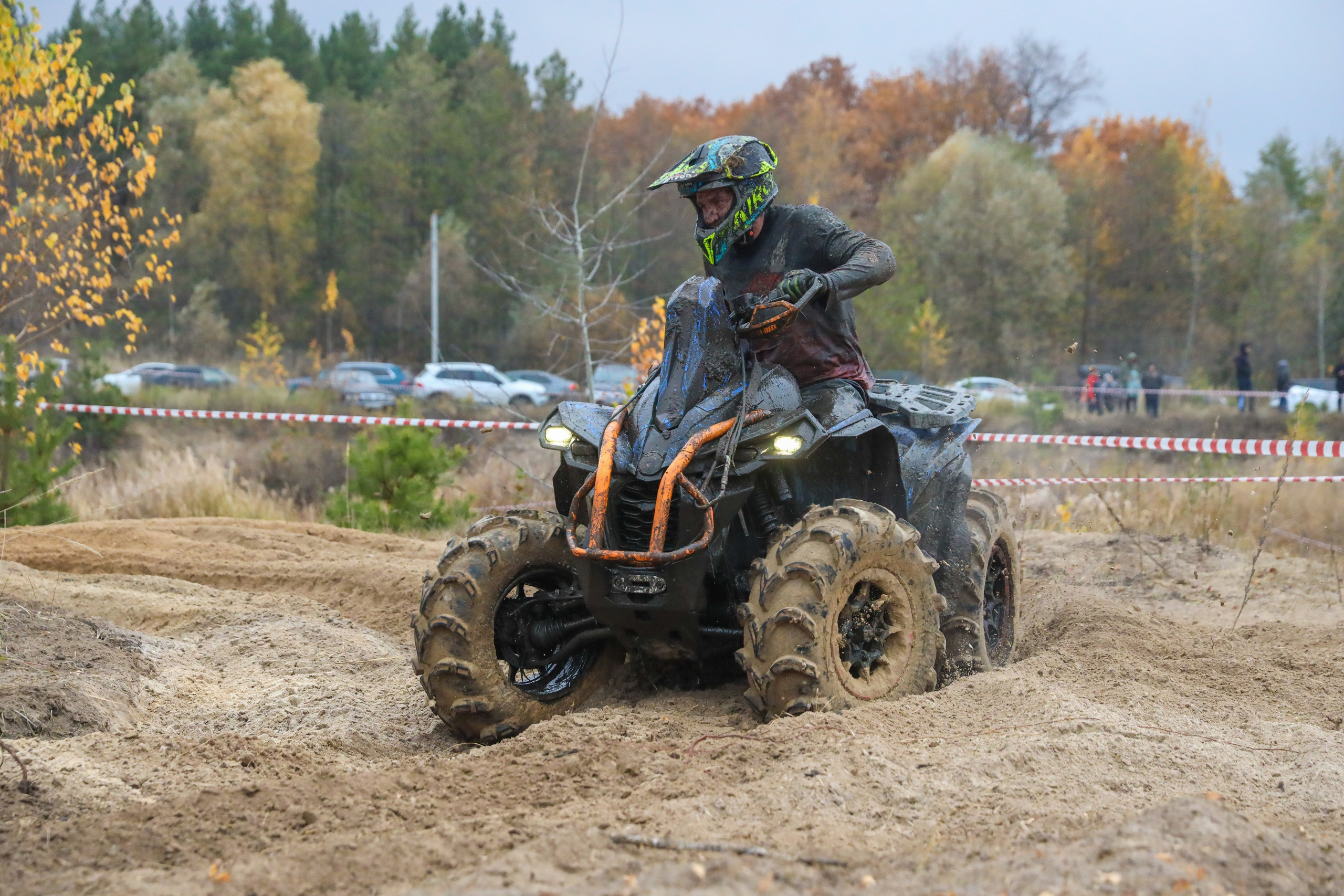 Гонки на квадроциклах Грязевое кольцо. Спортивный фотограф в Самаре