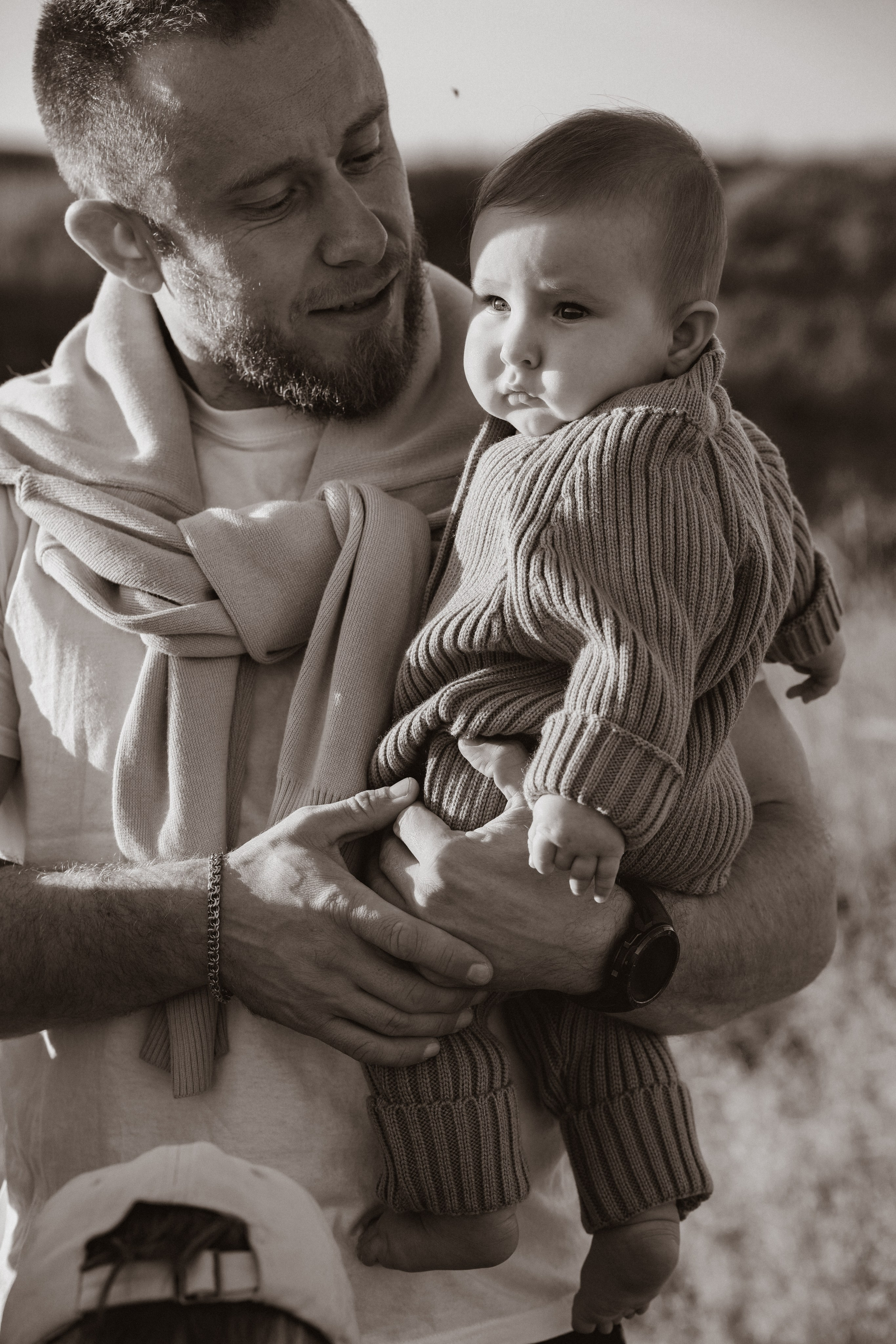 Семья Тони и Саши на закате. Семейный и портретный фотограф в Санкт-Петербурге Татьяна Гримоть