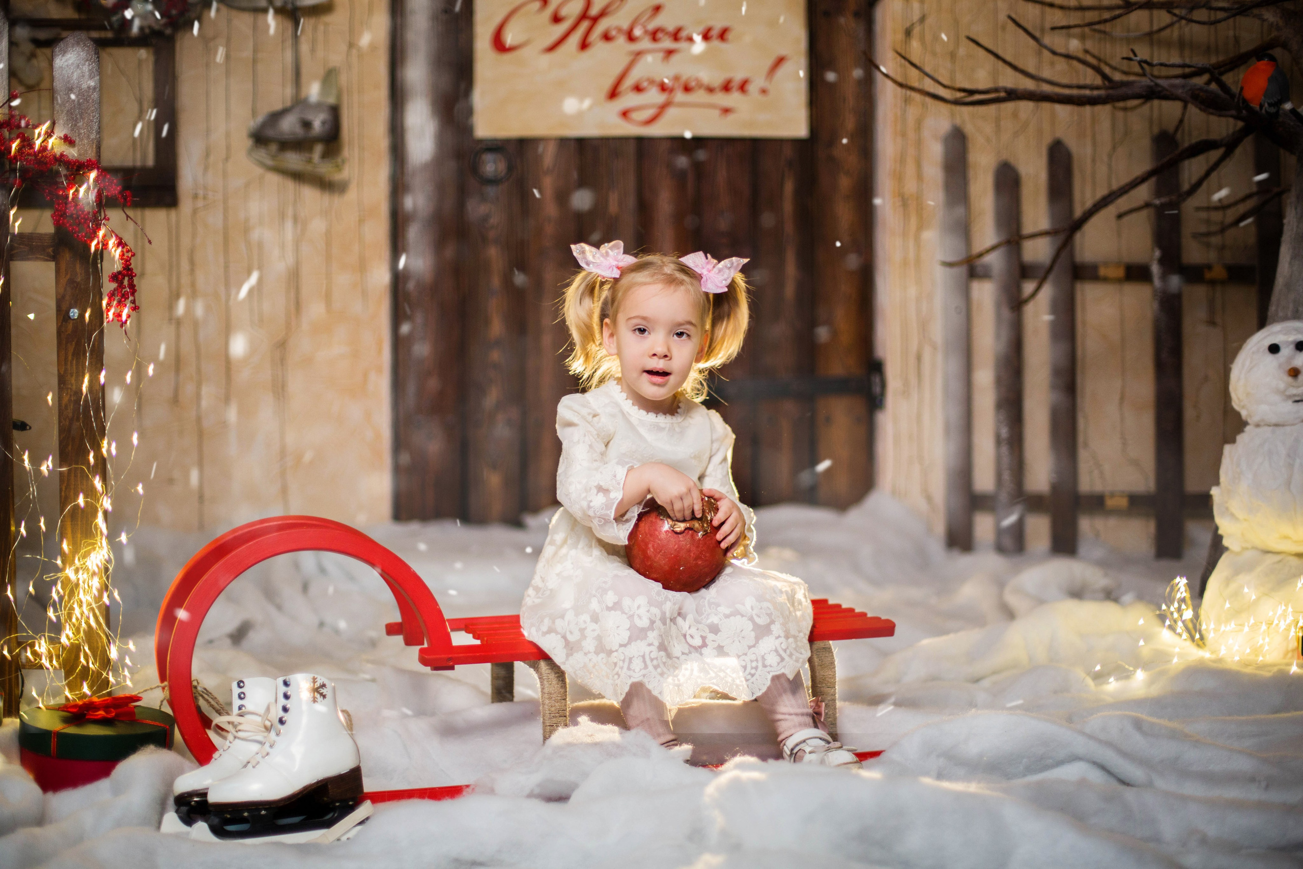 Фотостудия «Эль», Зимний дворик. Свадебный семейный и детский фотограф в Краснодаре Карина Федоровская