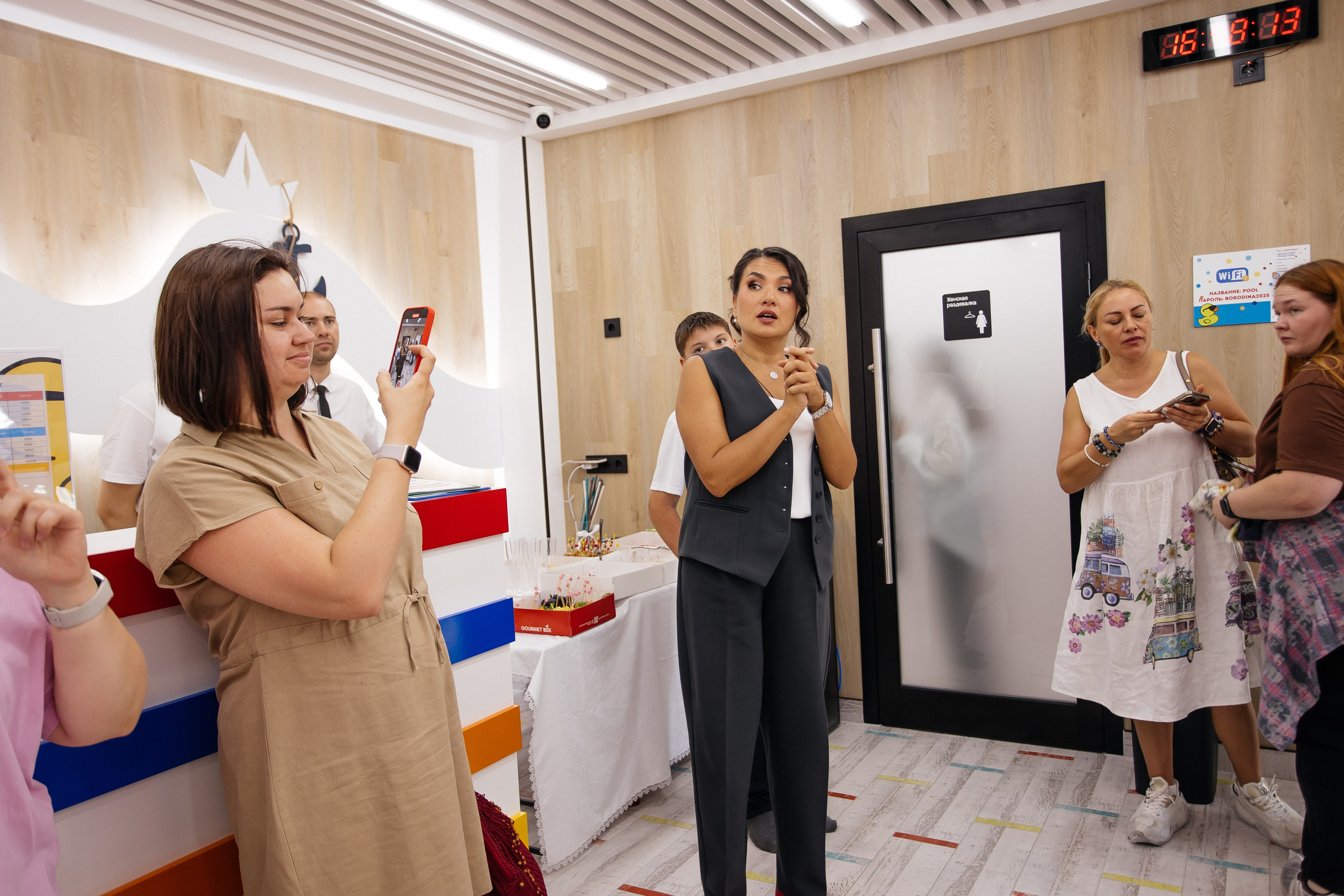 Открытие бассейна. Фотограф в Иркутске