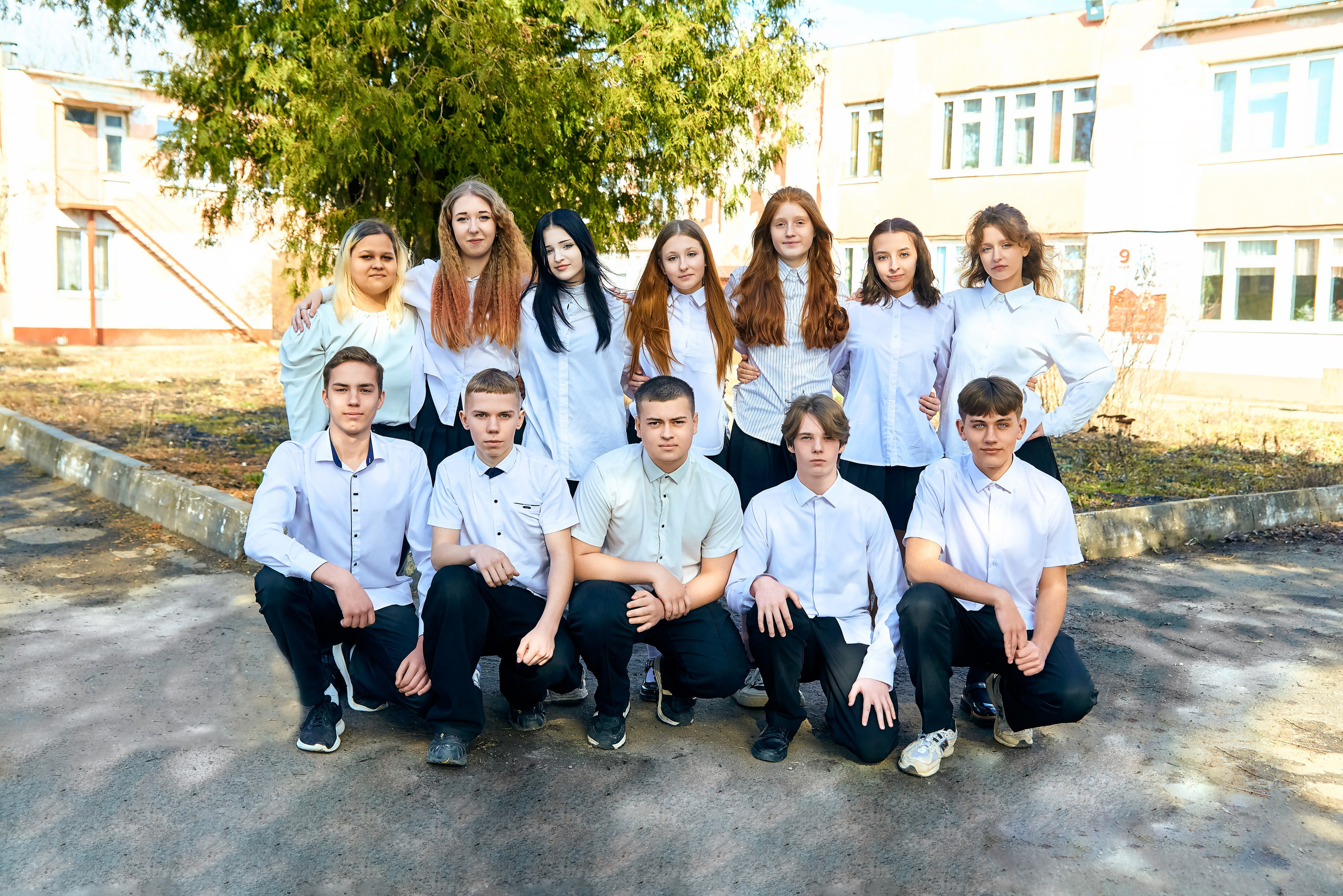 9А класс Лавровская СОШ выпуск 2025. Фотограф в Орле Павел Черкасов