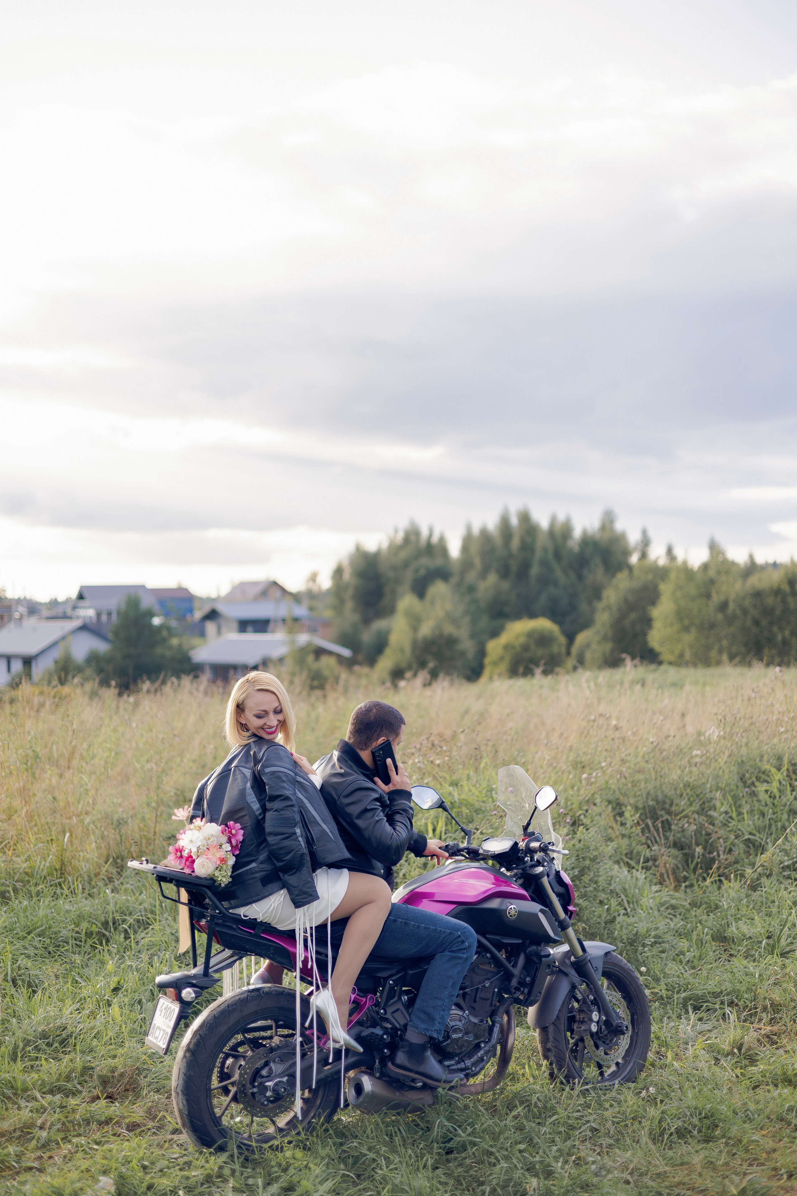 Love Story — любовь на мотоцикле. Свадебный и семейный фотограф в Санкт-Петербурге Макеева Наталья