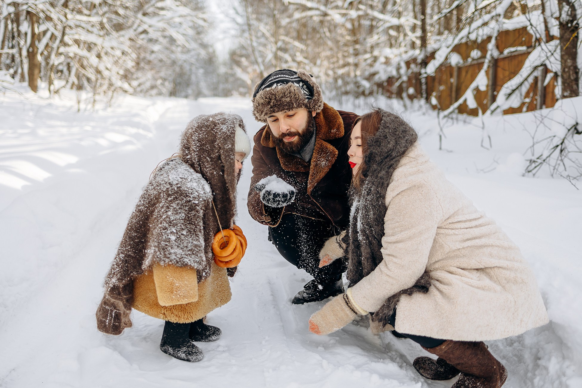 Русская зима. Семейный фотограф в Пензе Мария Левина