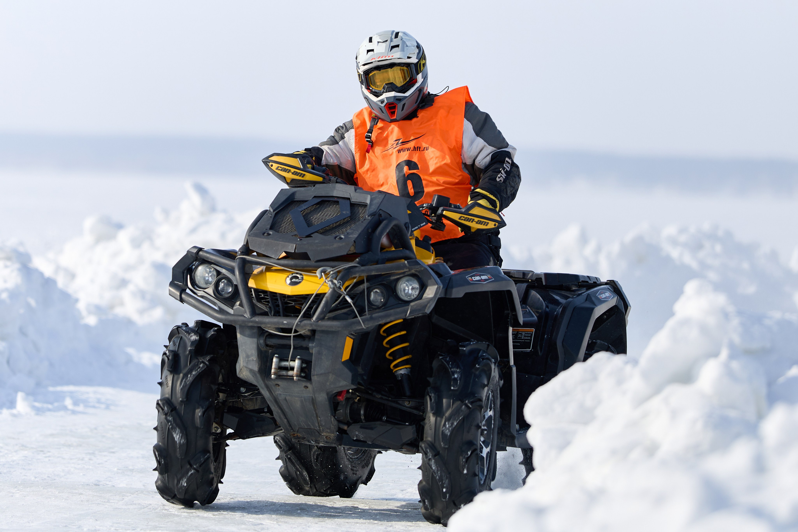 Топим Лёд — 2026. Соревнования на квадроциклах. Фотограф в Новосибирске Алена Скокова