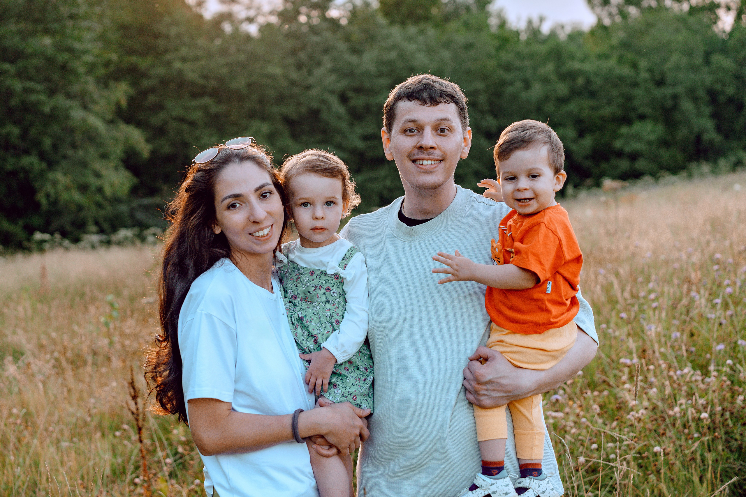Семья Родиона и Сюзанны. Портретный и семейный фотограф в Москве/Видное