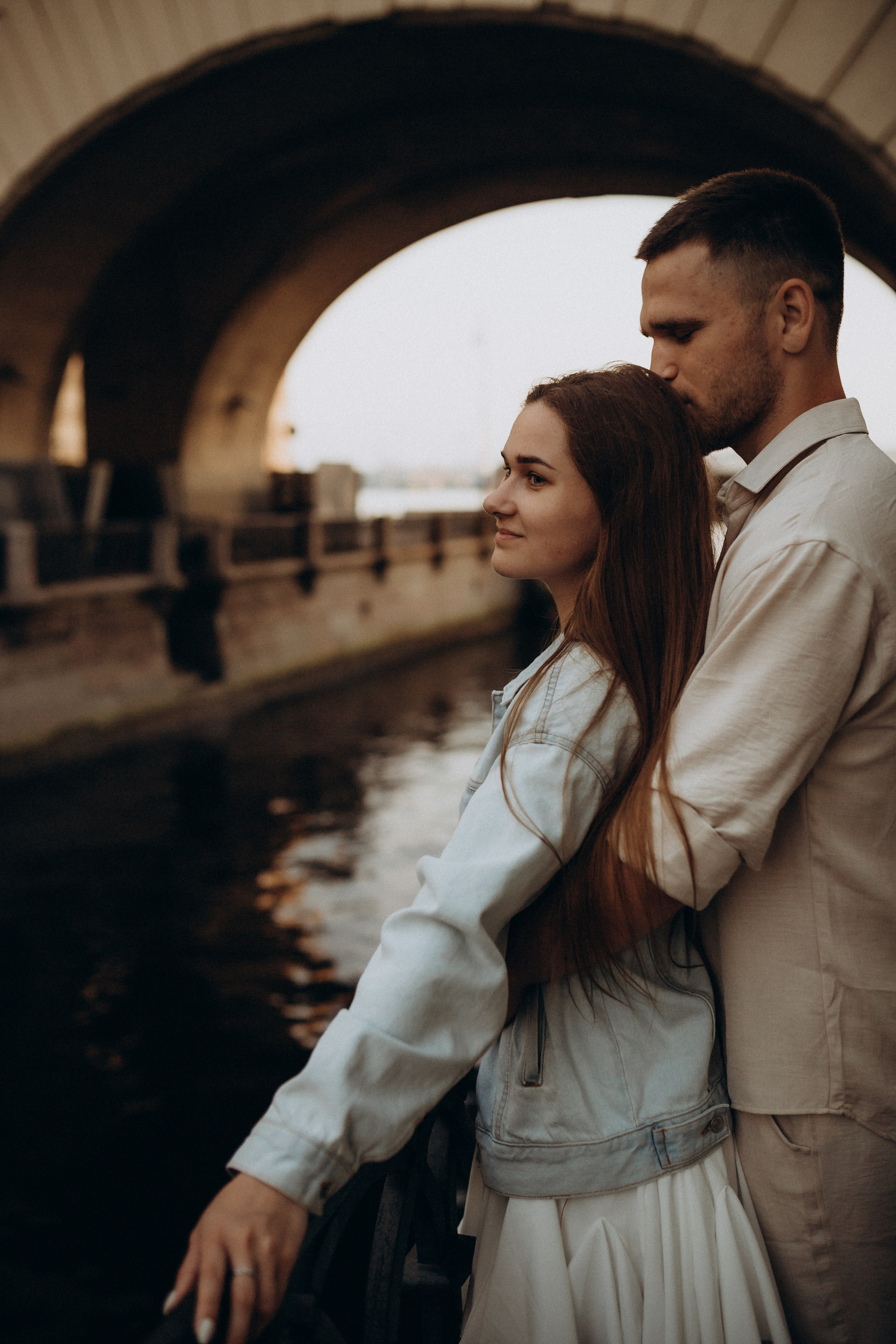 Фотосессия с разводными мостами: LoveStory. Фотограф Санкт-Петербург Князева Елизавета
