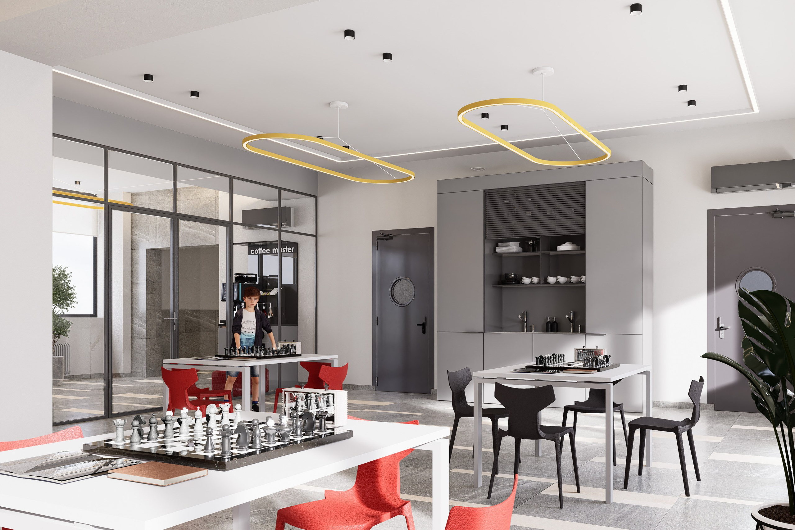 Проект шахматного клуба «ИСКРА». Архитектурно-дизайнерское бюро ROOMS