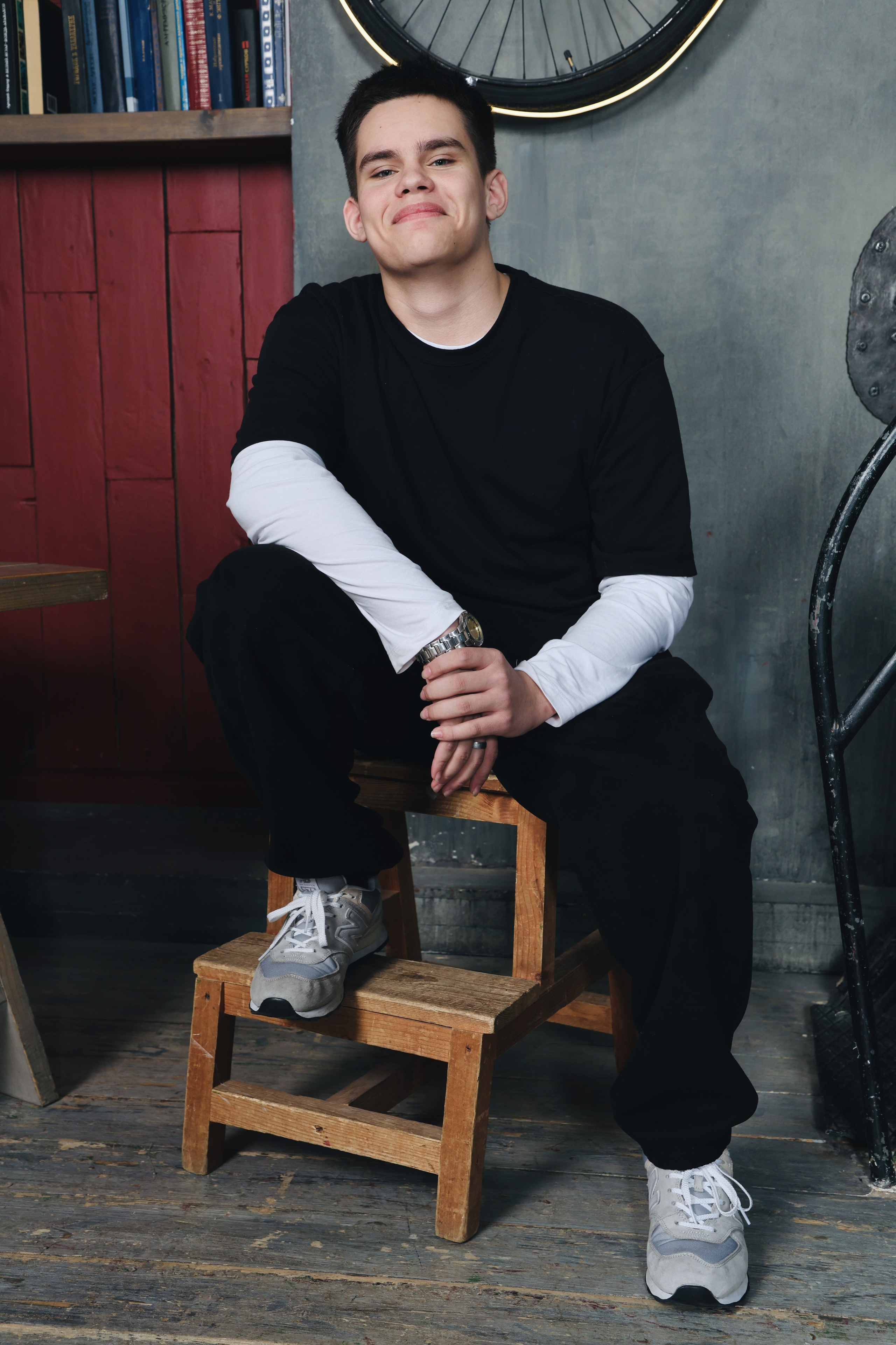 Съёмка в студии. Школьные выпускные альбомы в Москве Марина Николаева