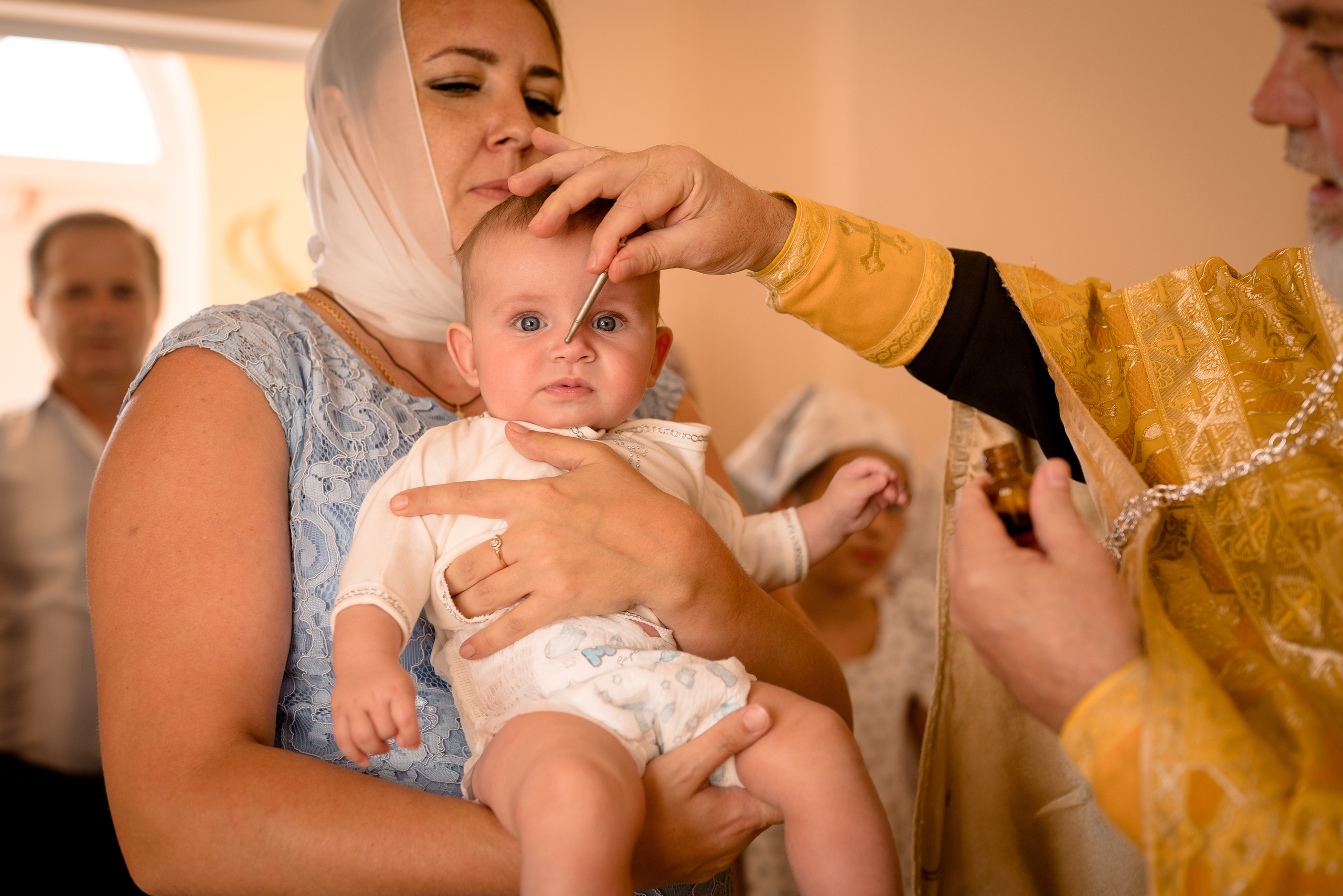 Таинство крещения. Фотограф Краснодарский край