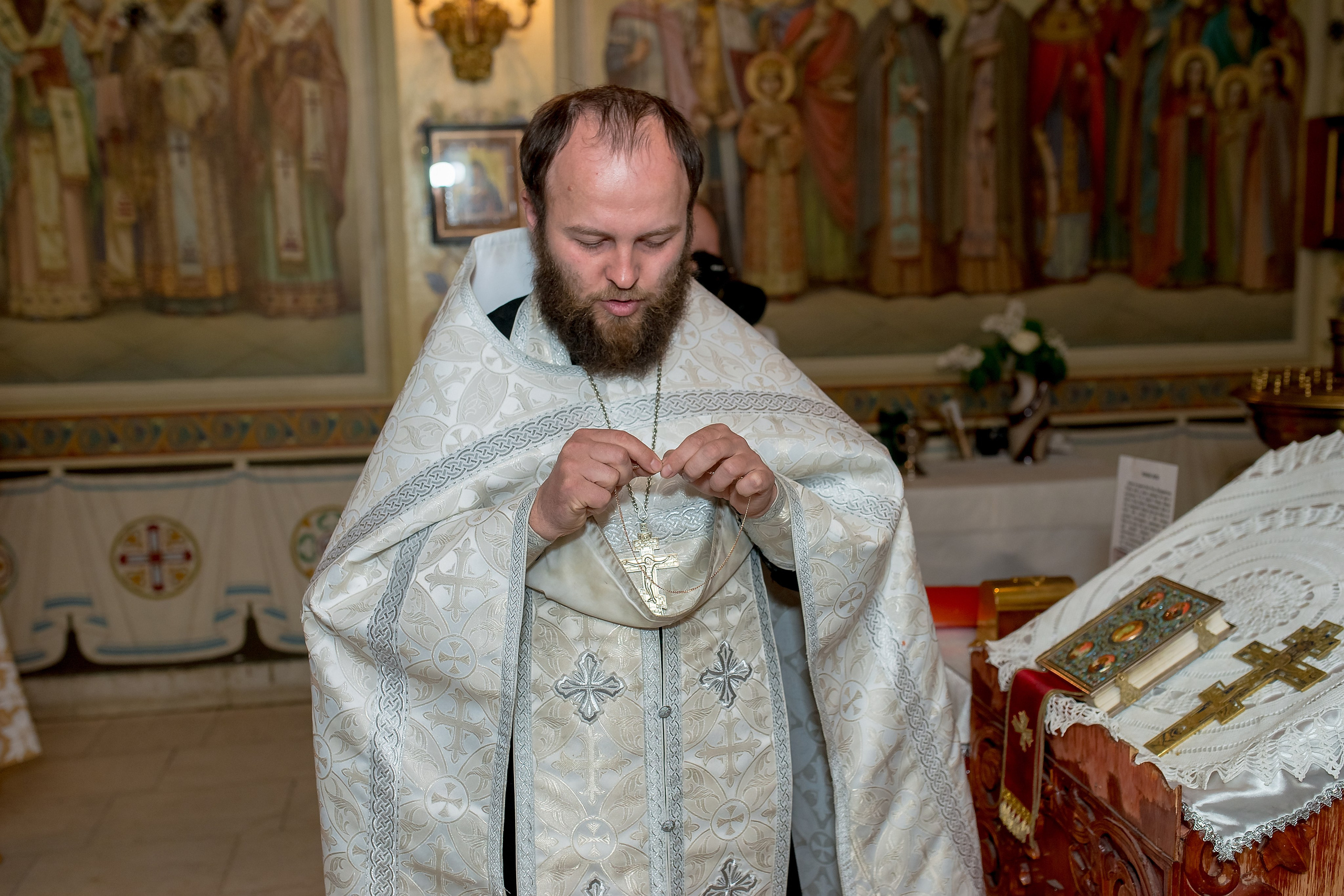 Крещение в Тропарёво. Фотограф Владимир Артамонов